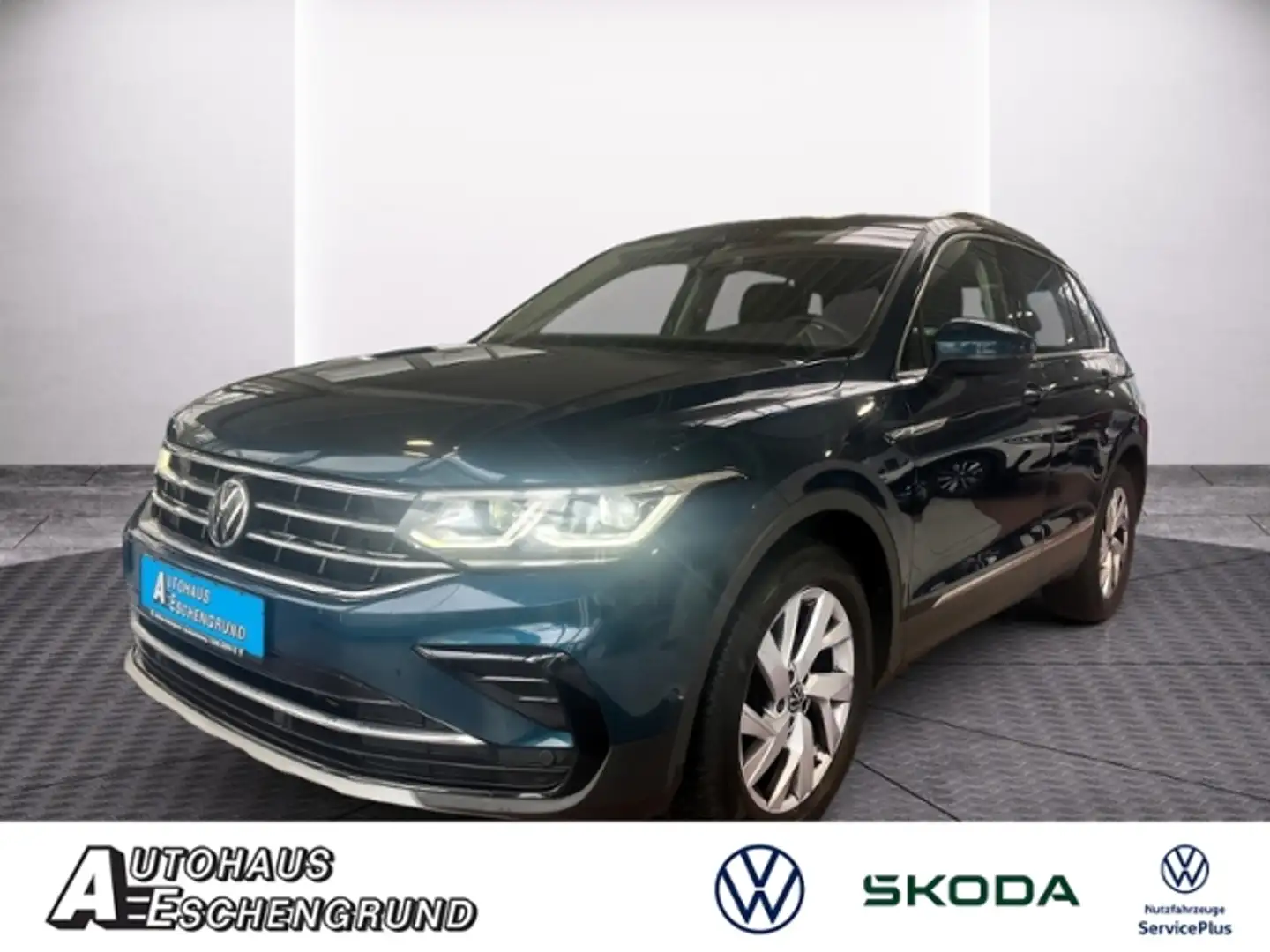 Volkswagen Tiguan 2.0 TDI DSG Elegance AHK IQ.LIGHT NAVI KAMERA Blau - 1