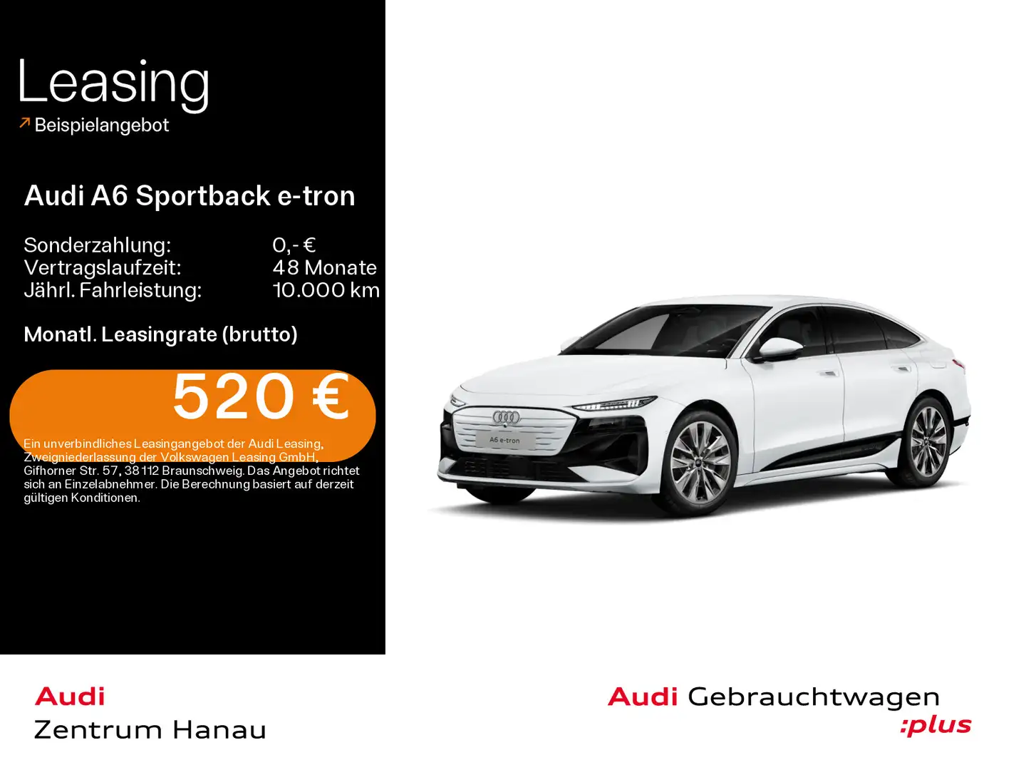 Audi A6 e-tron performance advanced*0,25%*M Weiß - 1