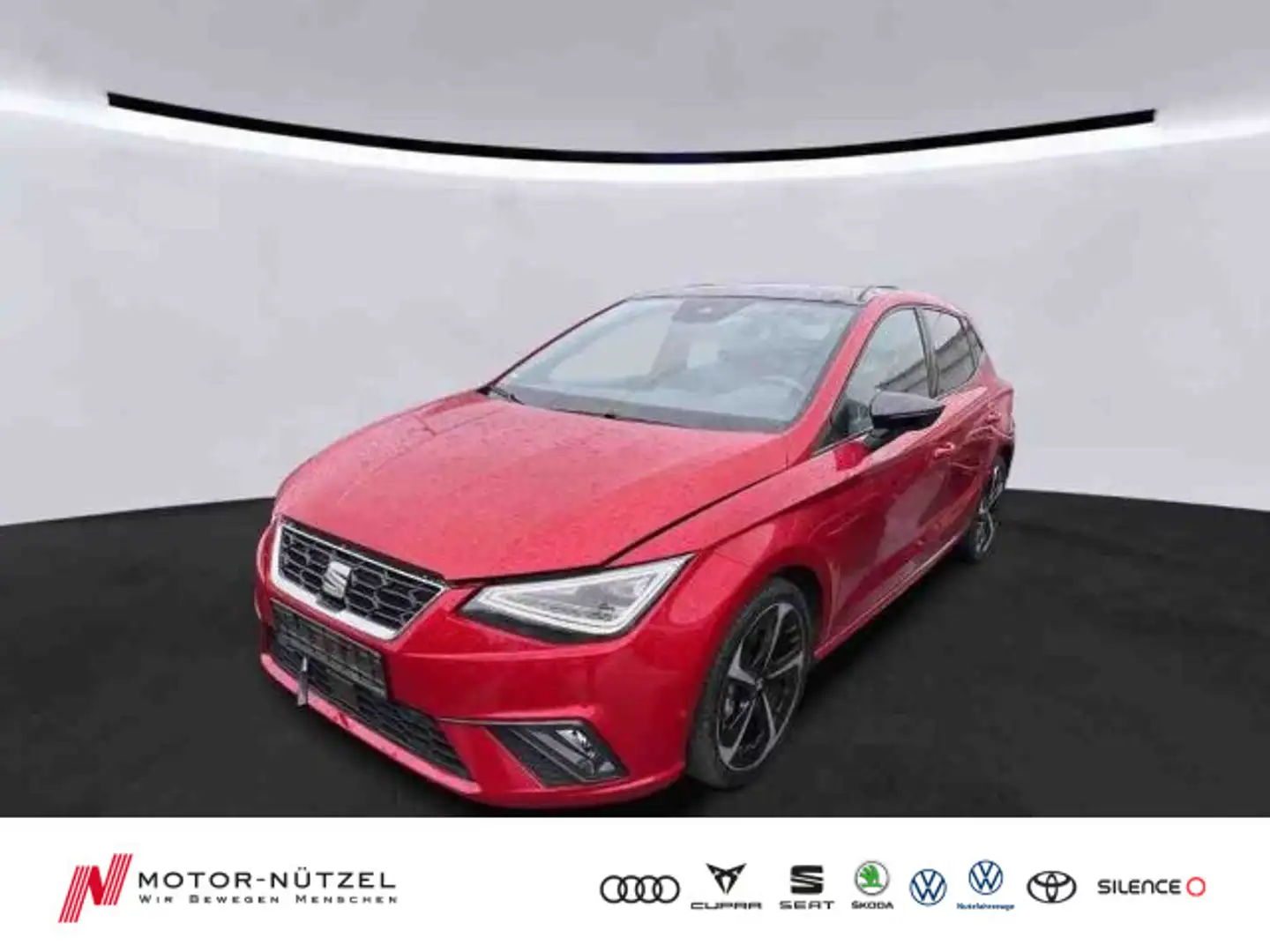 SEAT Ibiza 1.5 TSI DSG FR-LINE LED+NAVI+ACC+SHZ+PANO Rouge - 1