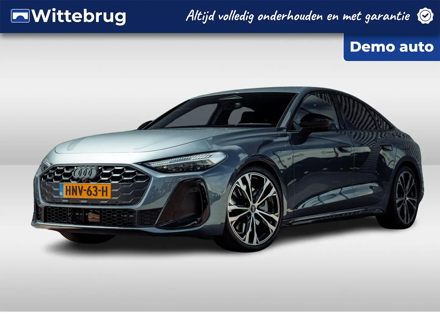 Audi A5 Limousine 2.0 e-hybrid 299pk quattro S edition | T Blauw - 1