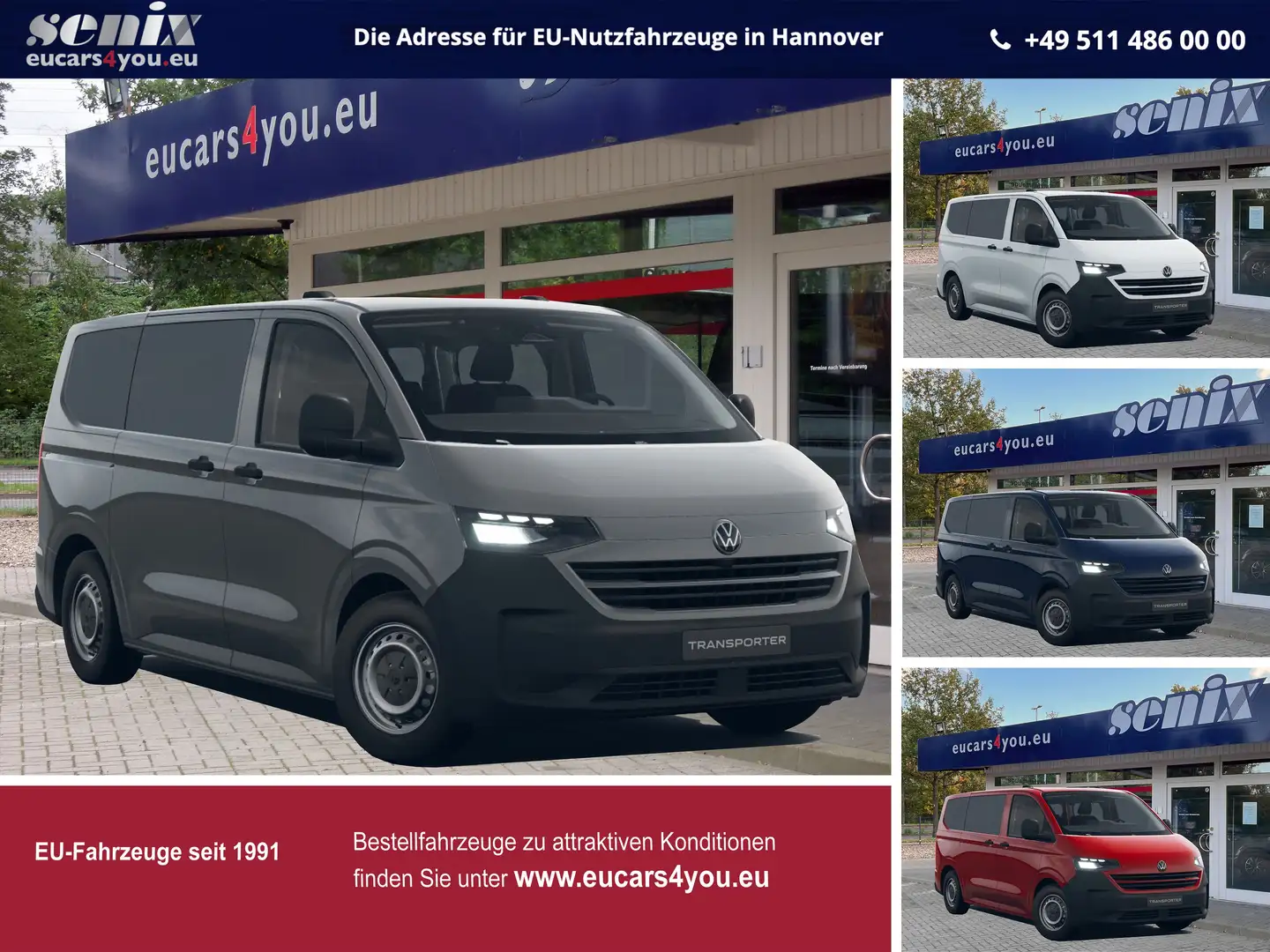 Volkswagen T7 Kombi KR 2.0 TDi 6G FWD EU-PROMO AC mit Prämie Grau - 1
