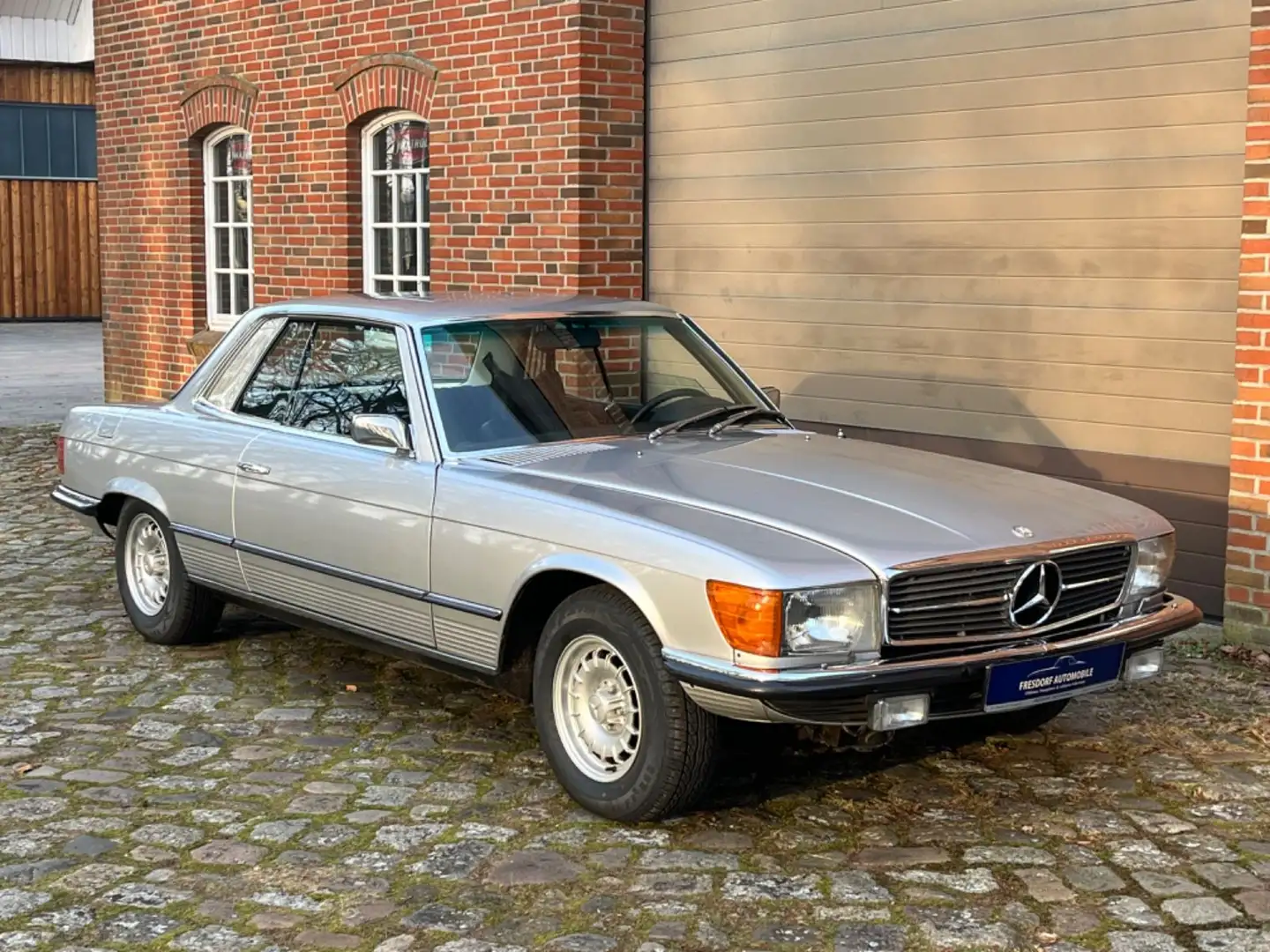 Mercedes-Benz 350 SLC 107er Coupe, V8, Leder, SD, 2. Hand Silber - 1