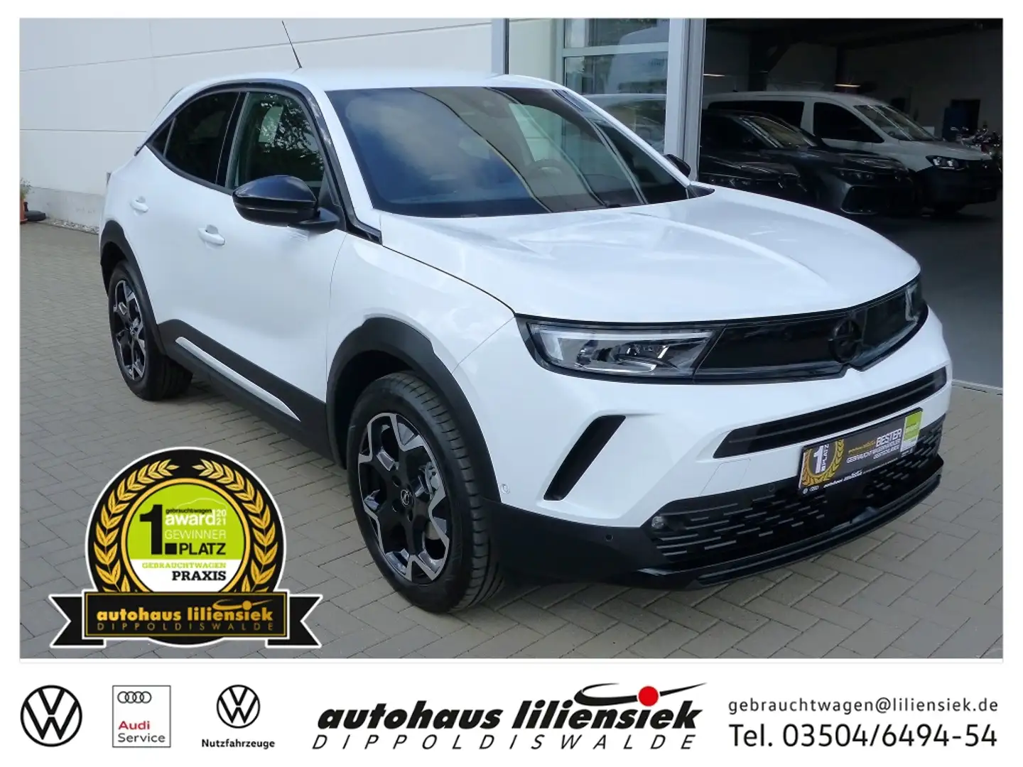 Opel Mokka 1.2 Turbo 8Aut Ultimate *PDC*Klima* Weiß - 1