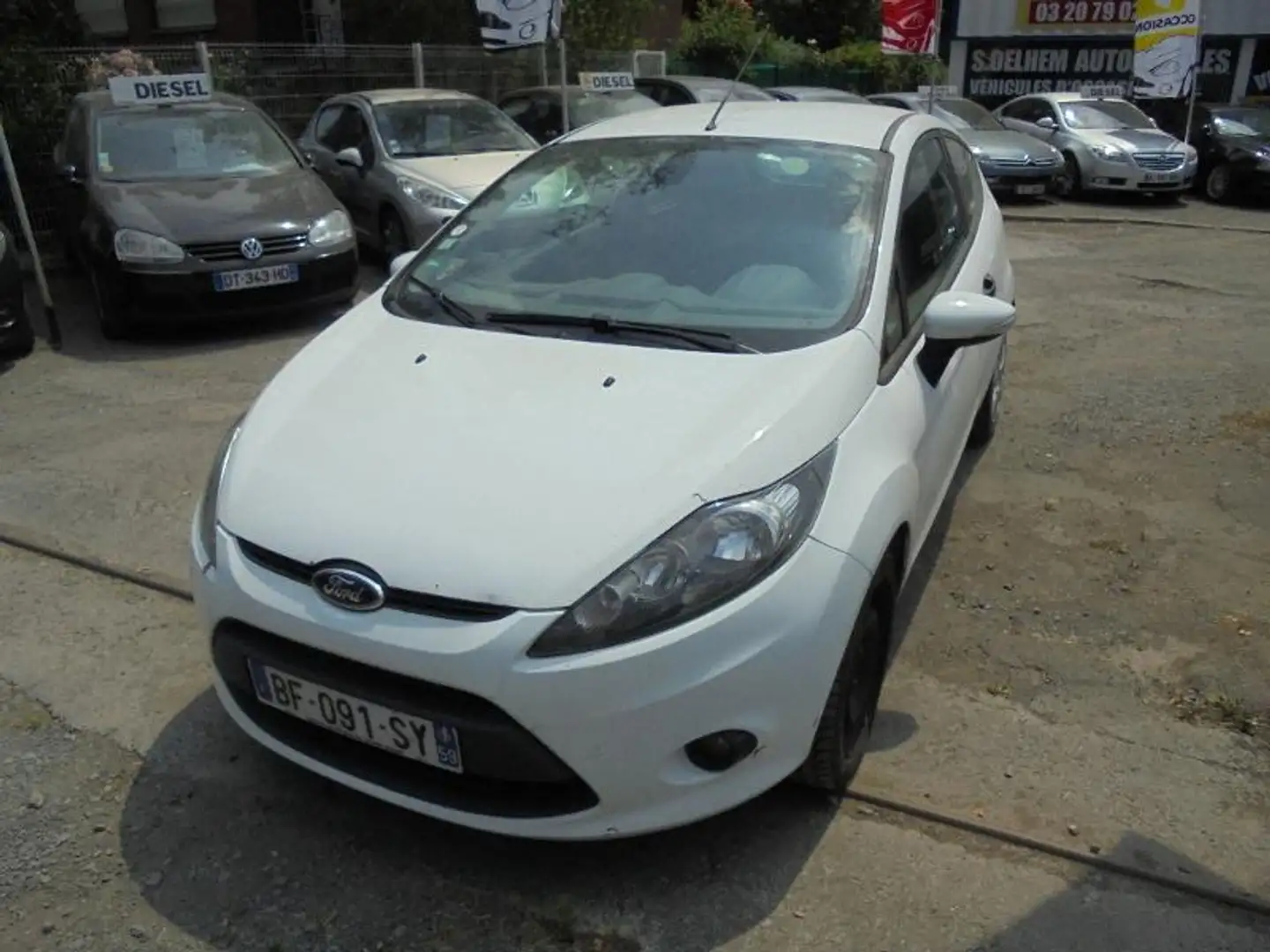 Ford Fiesta Affaires 1.4 TDCi 68ch 3p Wit - 1
