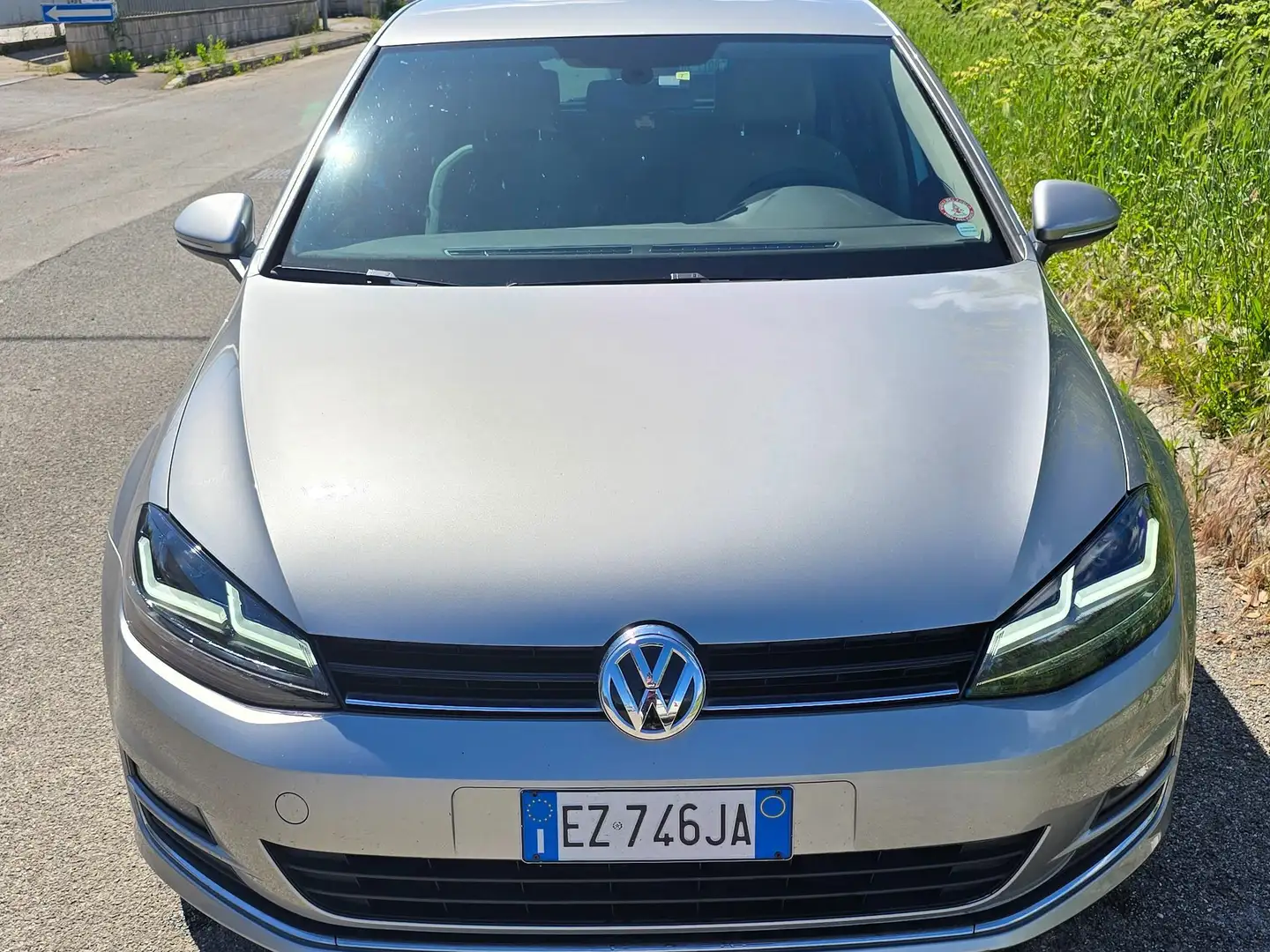 Volkswagen Golf Golf VII 2015 p 2.0 tdi Highline 150cv Grigio - 1