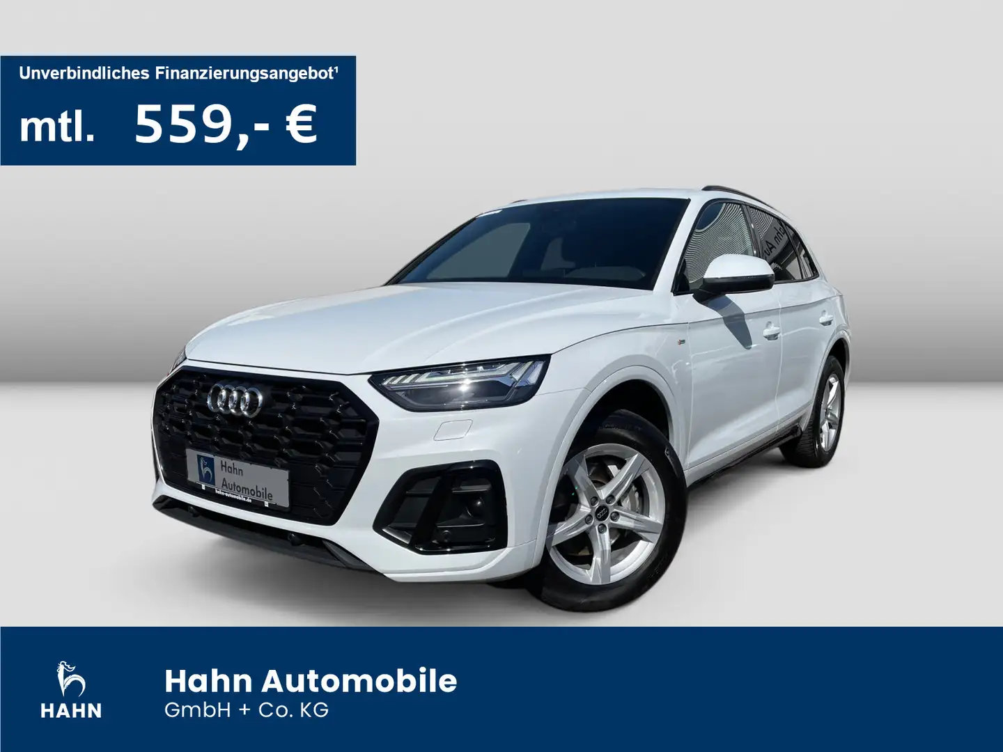 Audi Q5 40 2.0 TDI quattro S-line s-tronic Navi AHK Weiß - 1