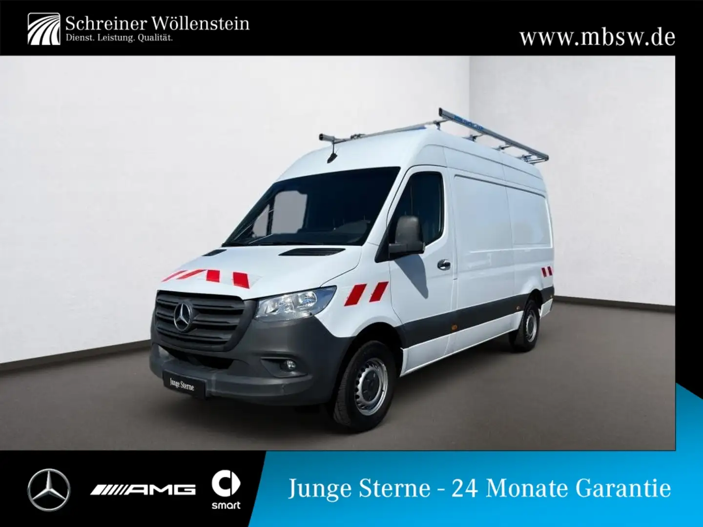 Mercedes-Benz Sprinter 316 KA L2H2 3665 AHK3,5t*Sortimo*Autom. Weiß - 1