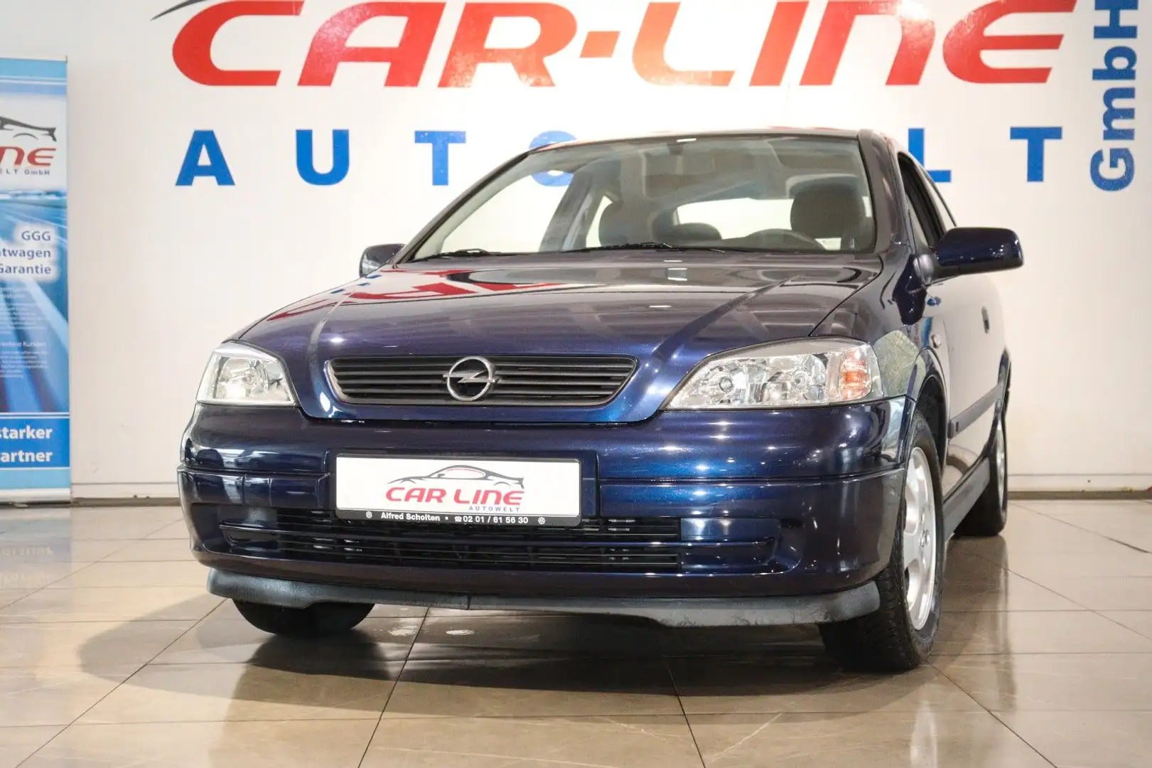 Opel Astra *1.Hand*Erst 19tkm*Klima*Alu* Bleu - 1