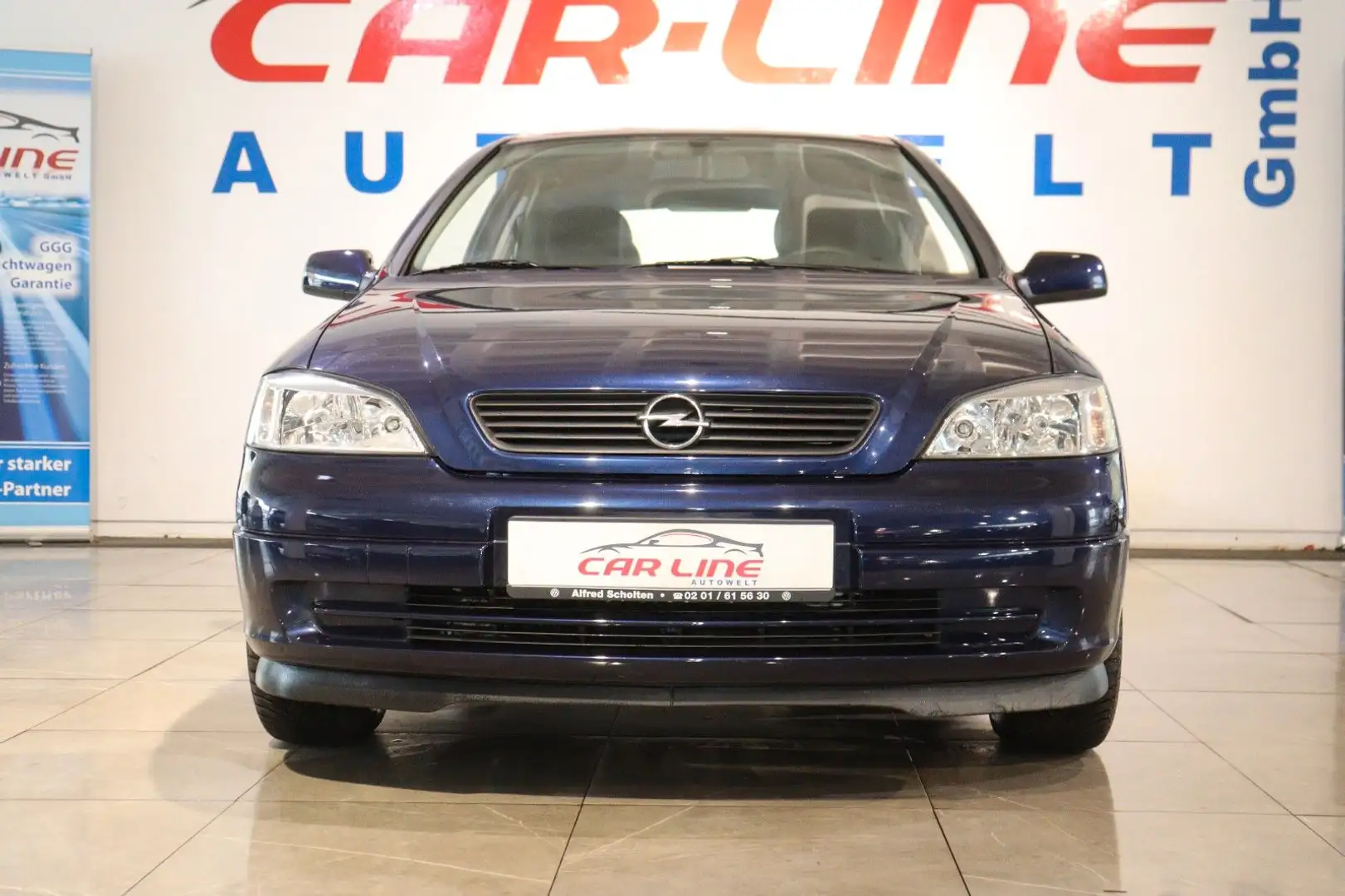 Opel Astra *1.Hand*Erst 19tkm*Klima*Alu* Bleu - 2