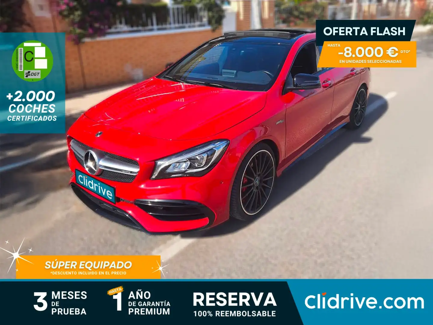 Mercedes-Benz CLA 45 AMG 4Matic 7G-DCT Rouge - 1