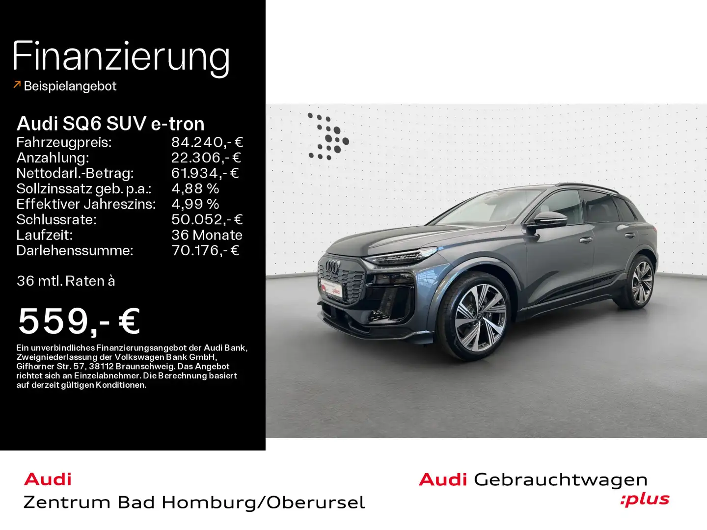 Audi SQ6 quattro*Navi*Matrix*Alu*HUD*B&O*P Серый - 1
