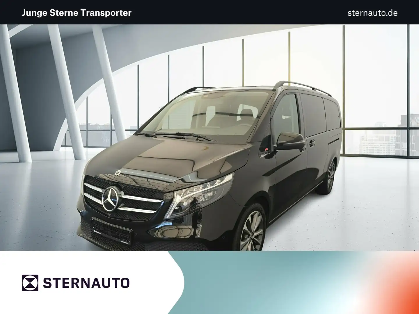 Mercedes-Benz V 300 V 300 d AVA/EL AIRMAT. Standhz. LED Leder  Autom. Schwarz - 1