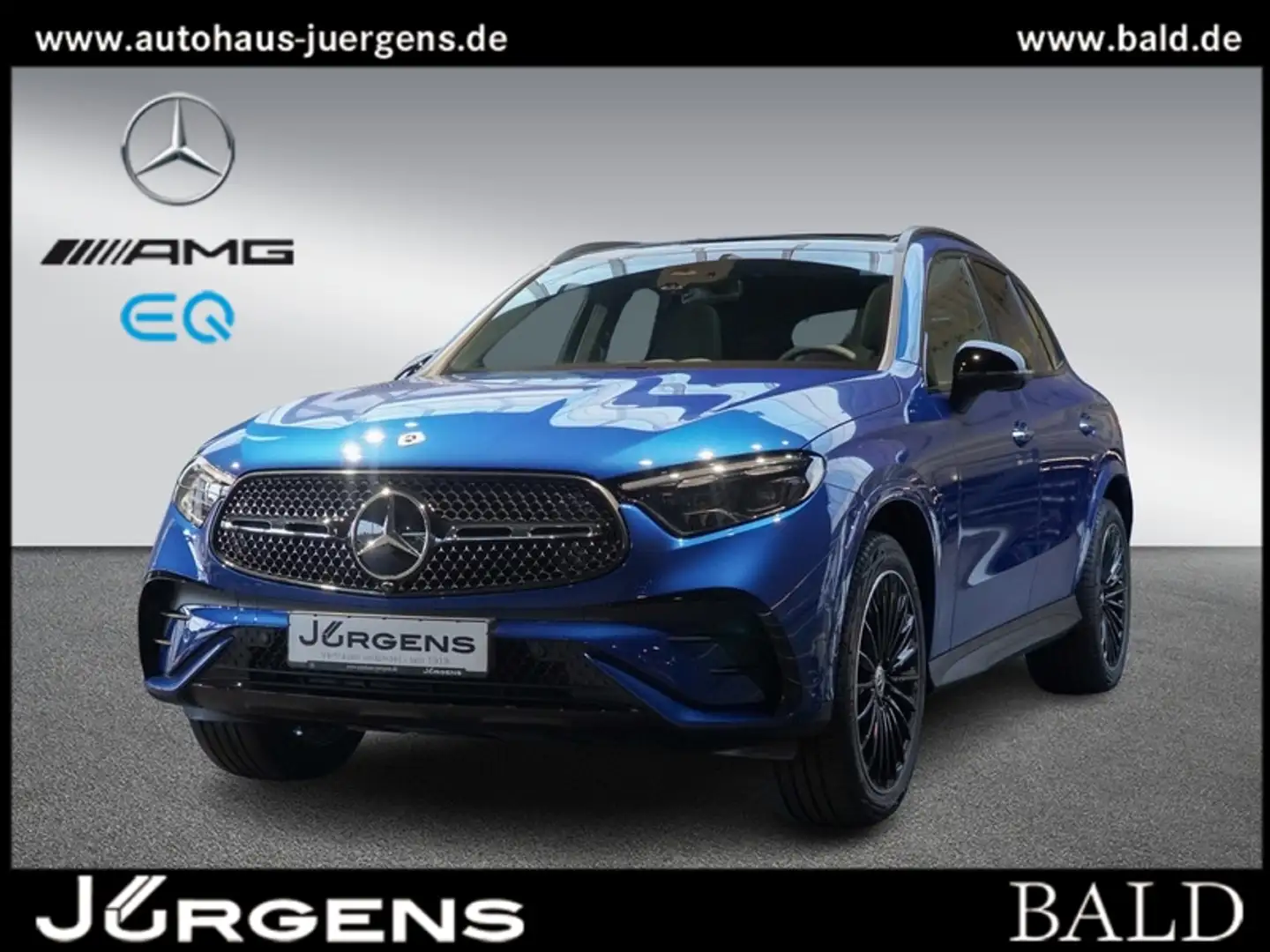 Mercedes-Benz GLC 300 de 4M AMG-Sport/Pano/Burm3D/360/Night/20 Bleu - 1
