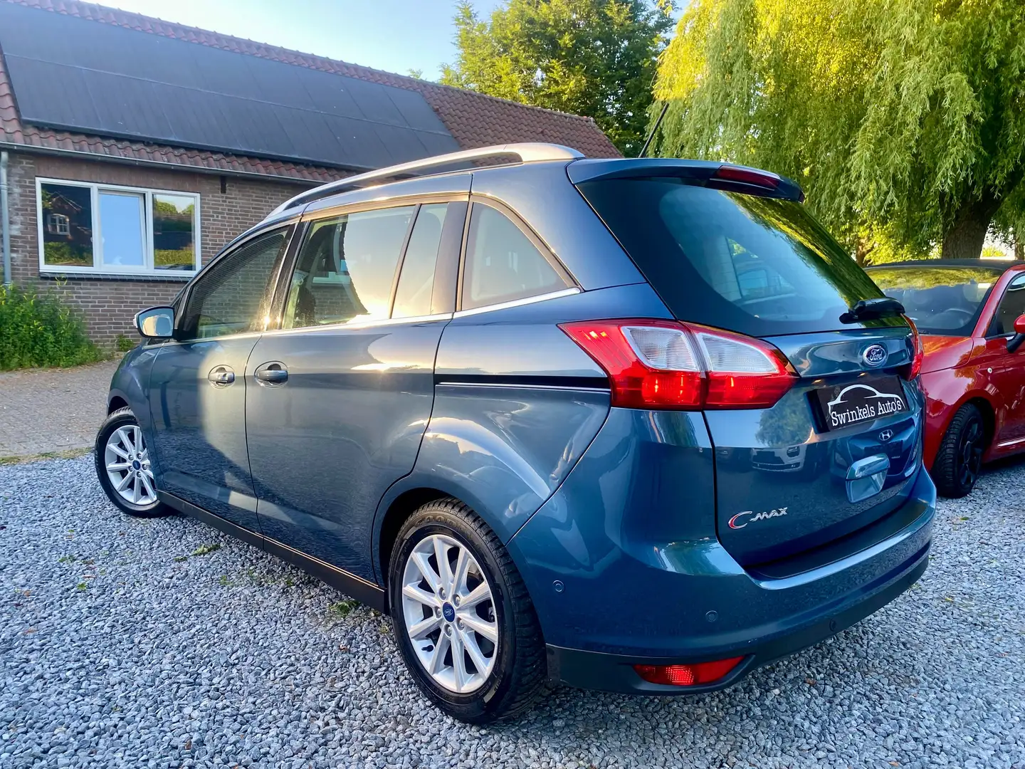 Ford Grand C-Max 1.0 Titanium-Navi-PDC-Cruise-aut. inparkeren-enz. Modrá - 2