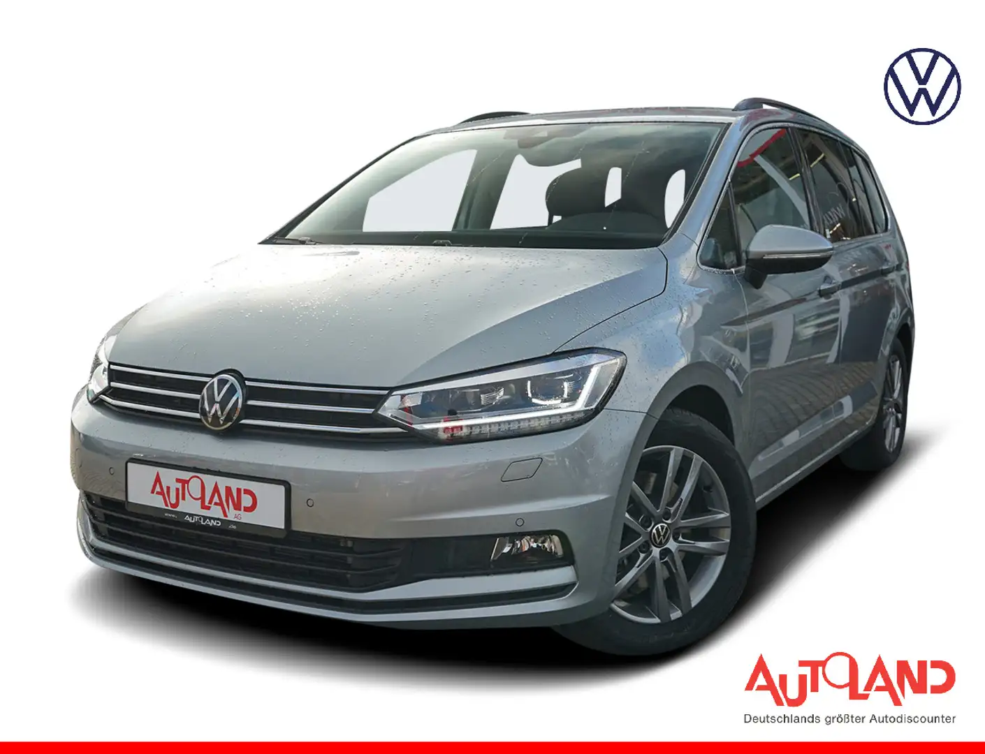 Volkswagen Touran 1.5 TSI DSG LED ACC 7-Sitzer Sitzheizung Silber - 1