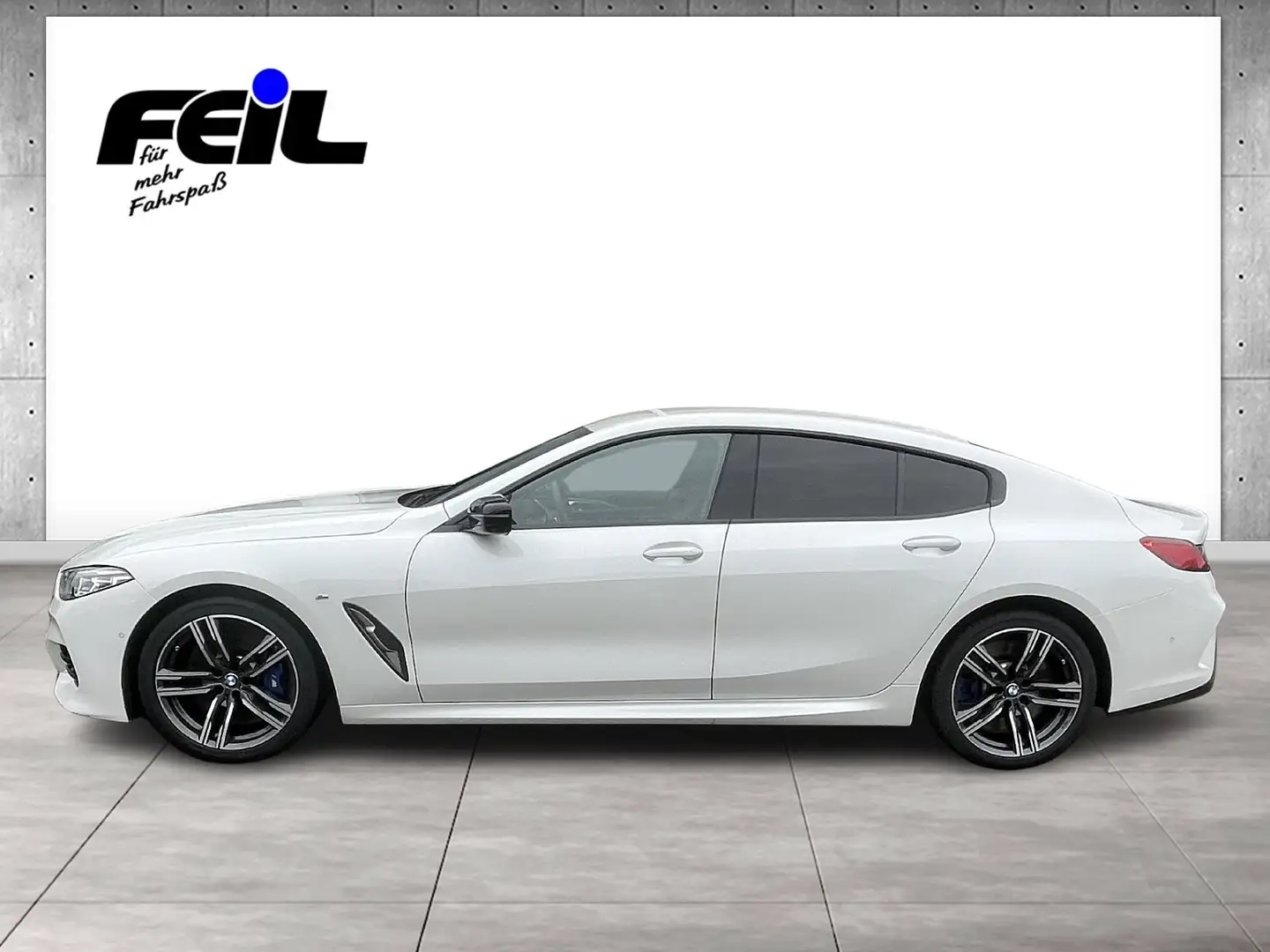 BMW M850 i xDrive GranCoupe Weiß - 2