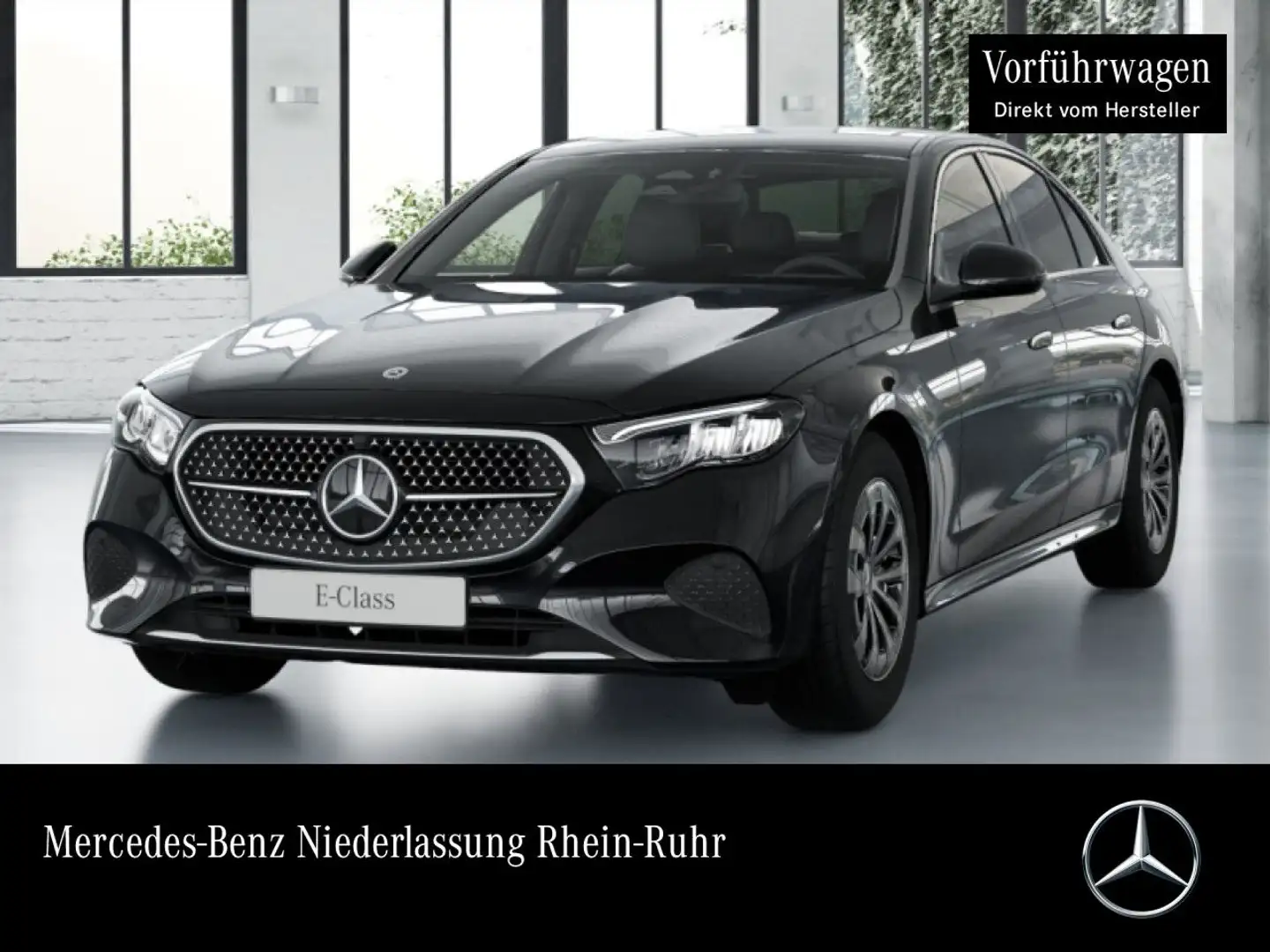 Mercedes-Benz E 200 d Avantgarde LED Distronic KeylessGo PTS Noir - 1