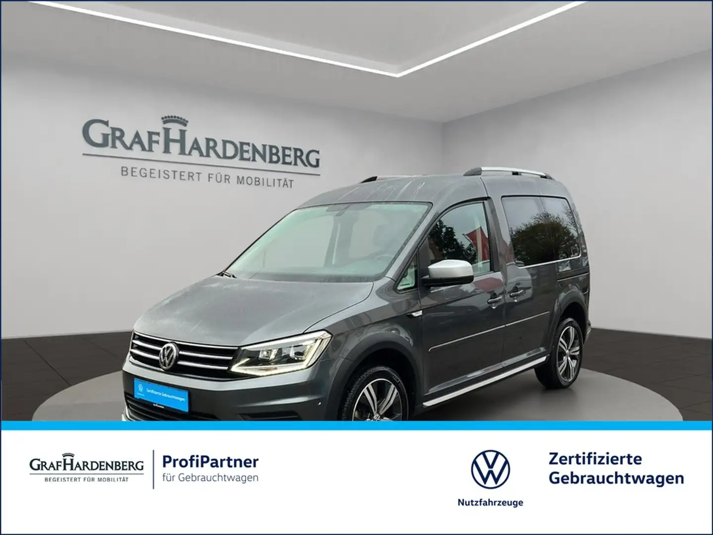 Volkswagen Caddy Alltrack 2.0 TDI DSG Navi Xenon AHK Grau - 1