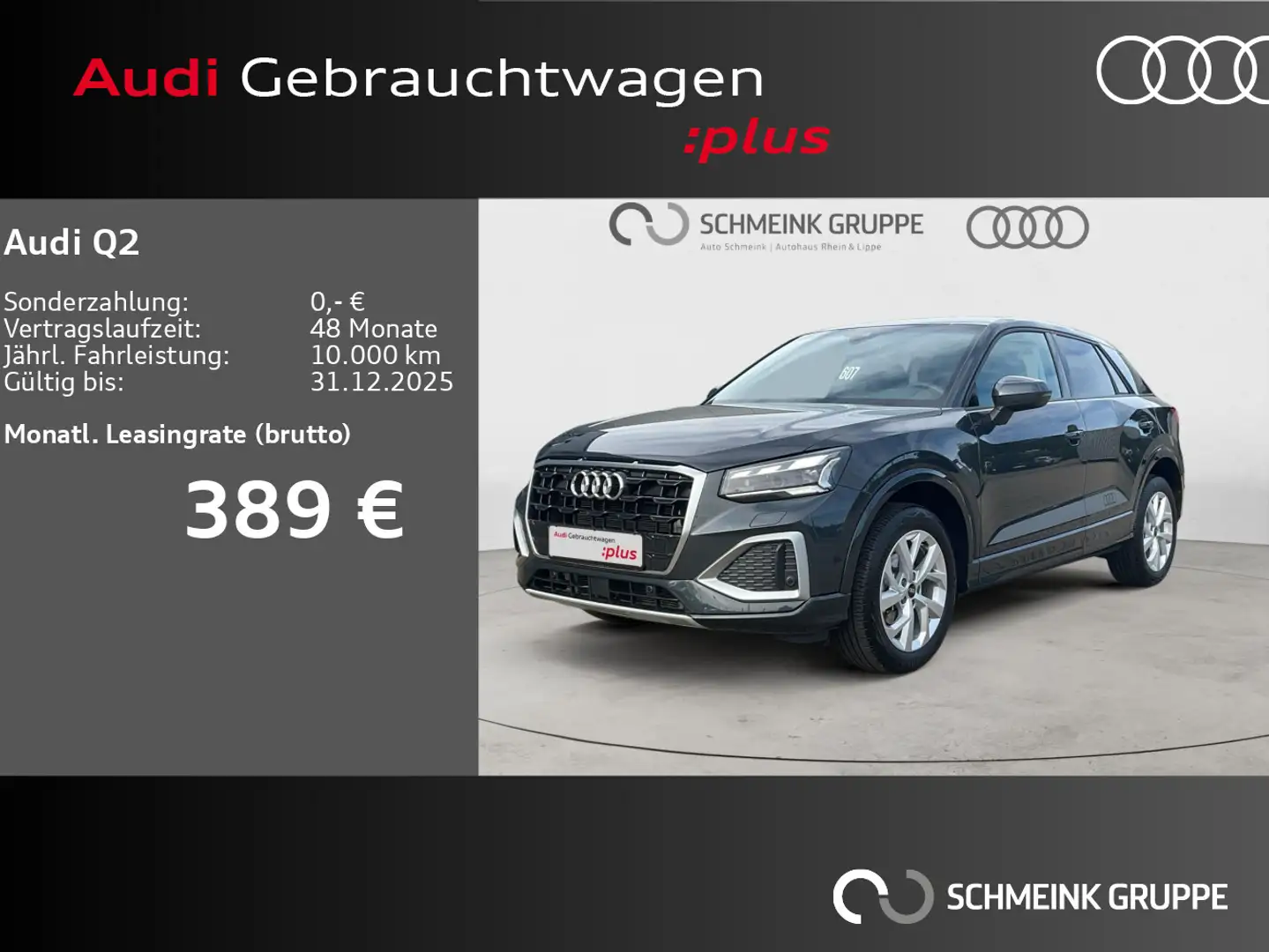 Audi Q2 Advanced 35 TFSI Schalter RFK Matrix AHK Grau - 1