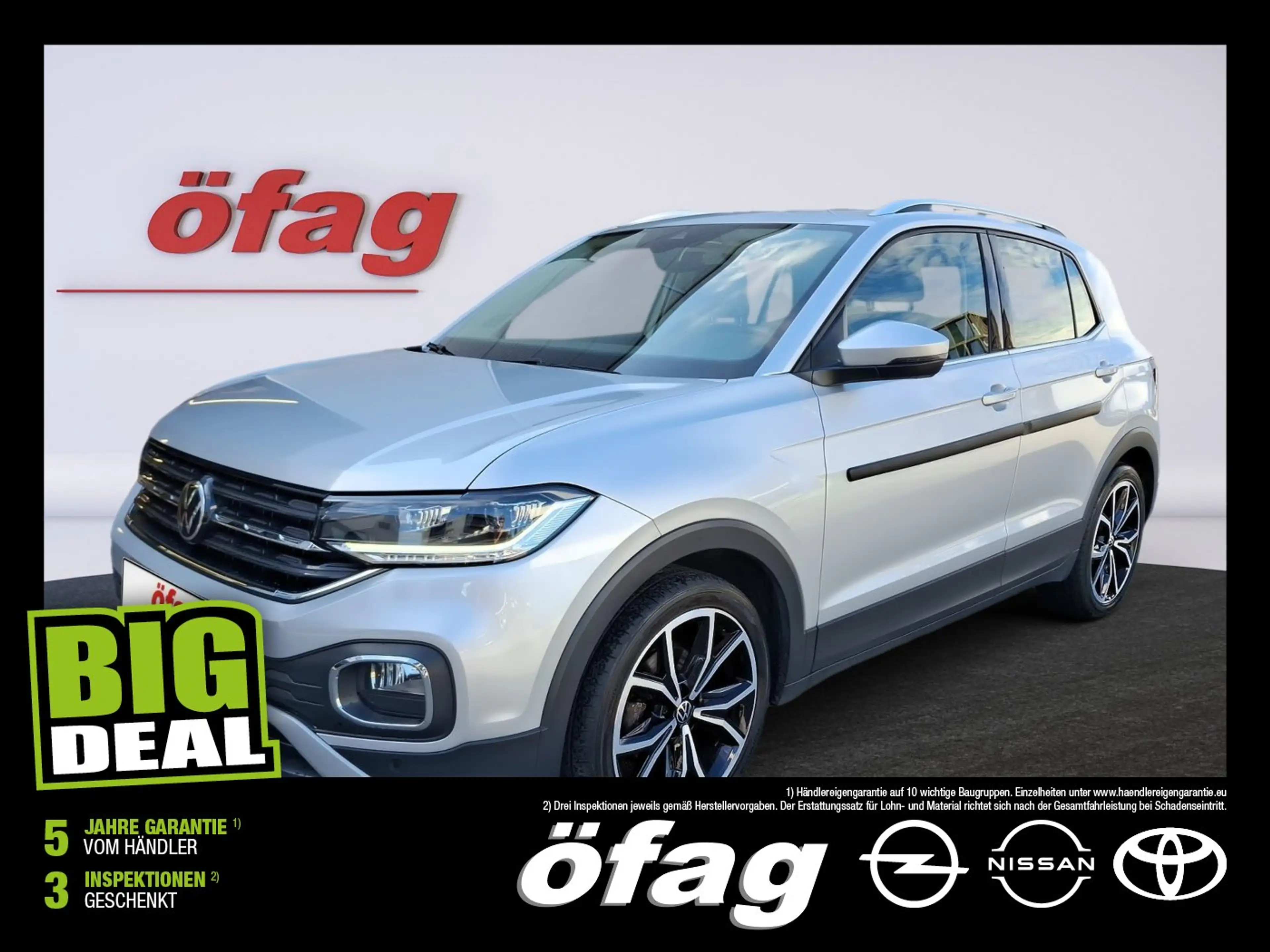 Volkswagen T-Cross 1.0 TSI Style ACC+LED+SHZ+Winterp.+LM