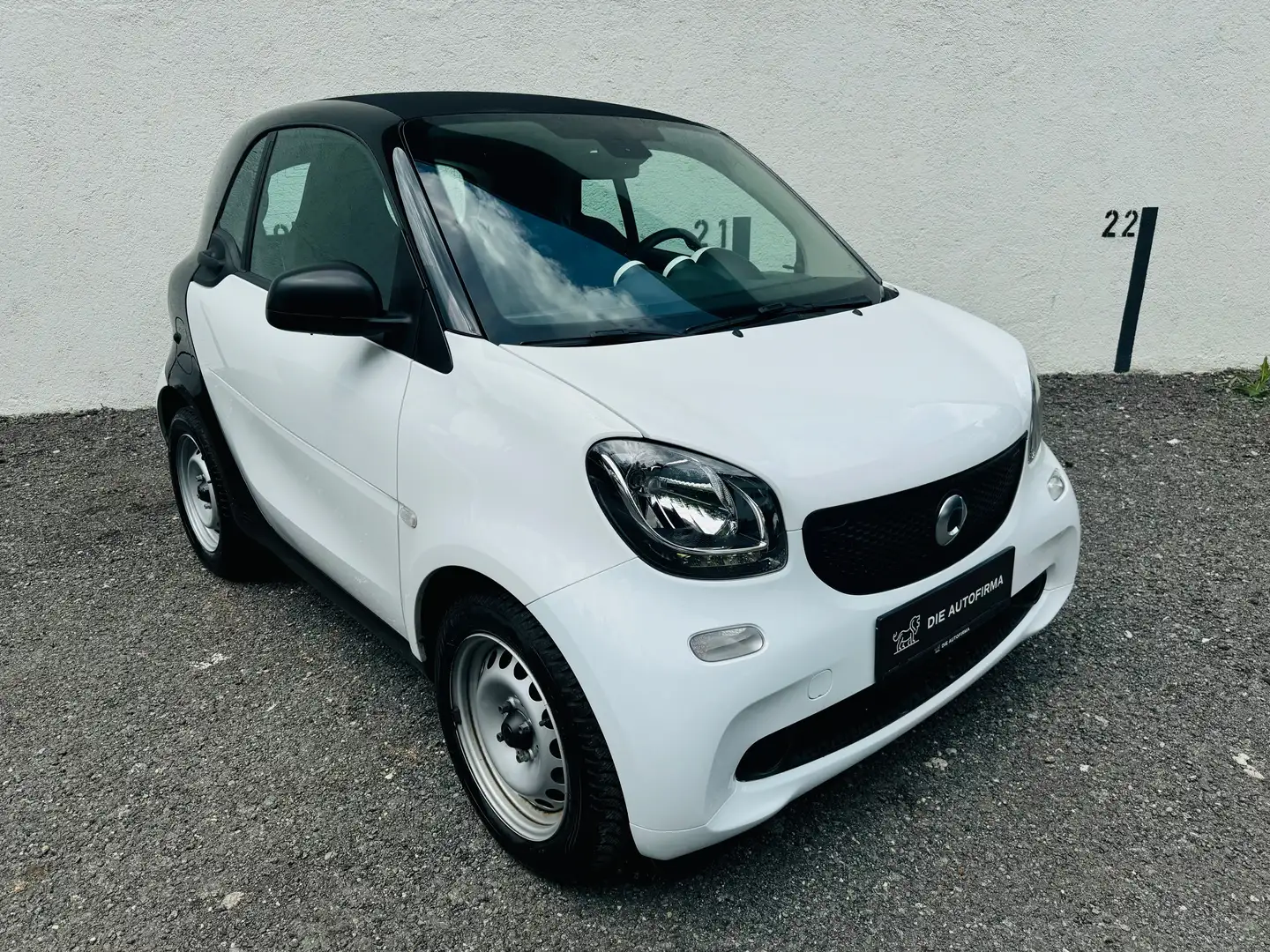 smart forTwo 453**KLIMA*TEMPOMAT*AUTOMATIK Weiß - 1