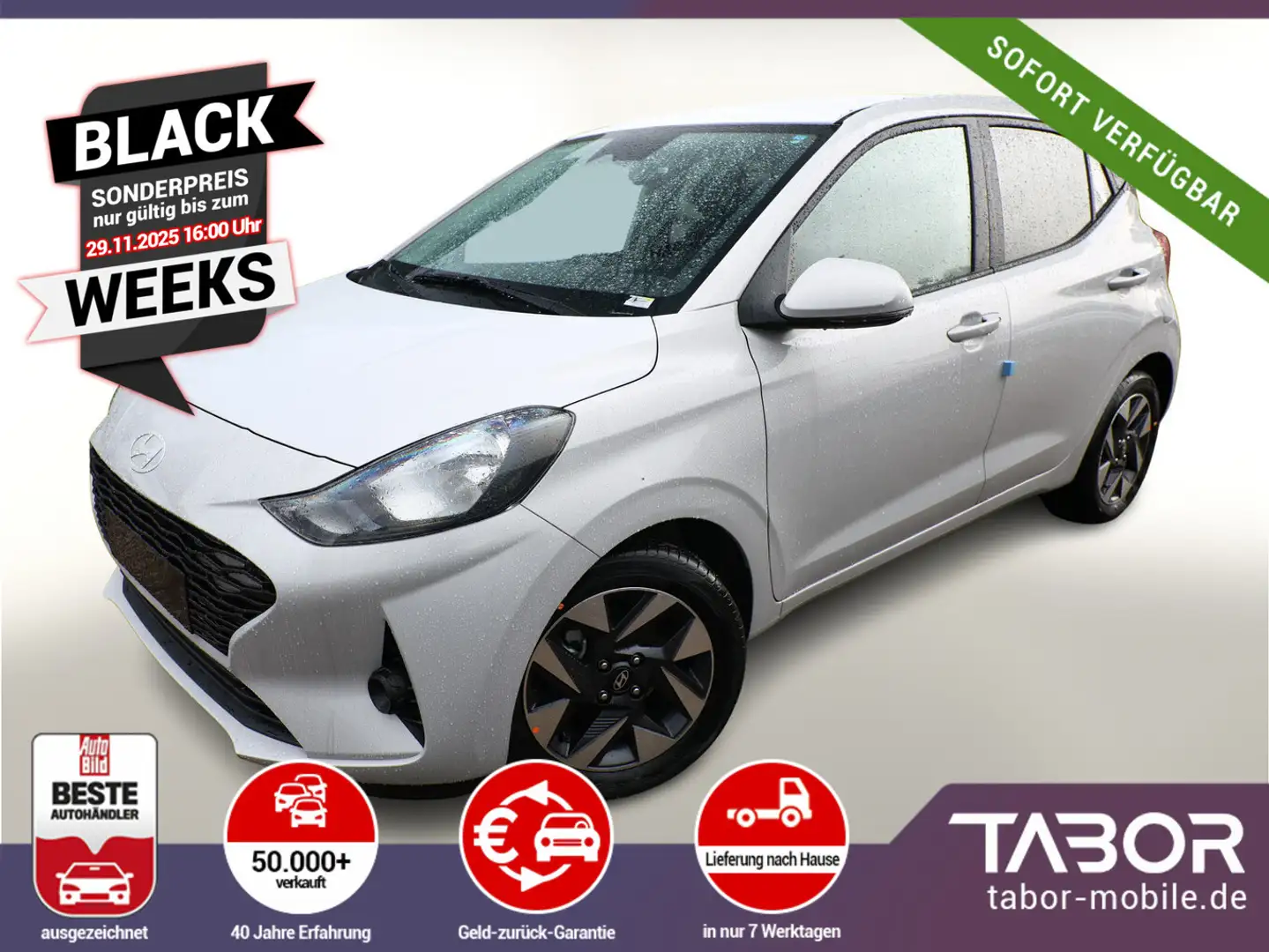 Hyundai i10 1.2 MPI 79 Trend Nav SHZ Kam Temp UVP-18%* Grau - 1