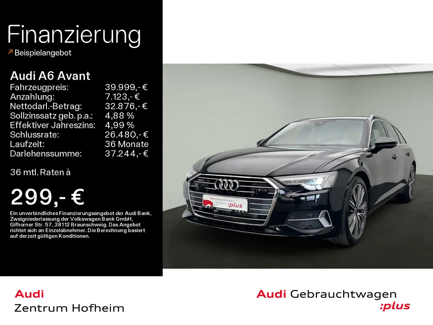 Audi A6 Sport 40 TDI qua S tro*Pano*Matrix*Virt Czarny - 1