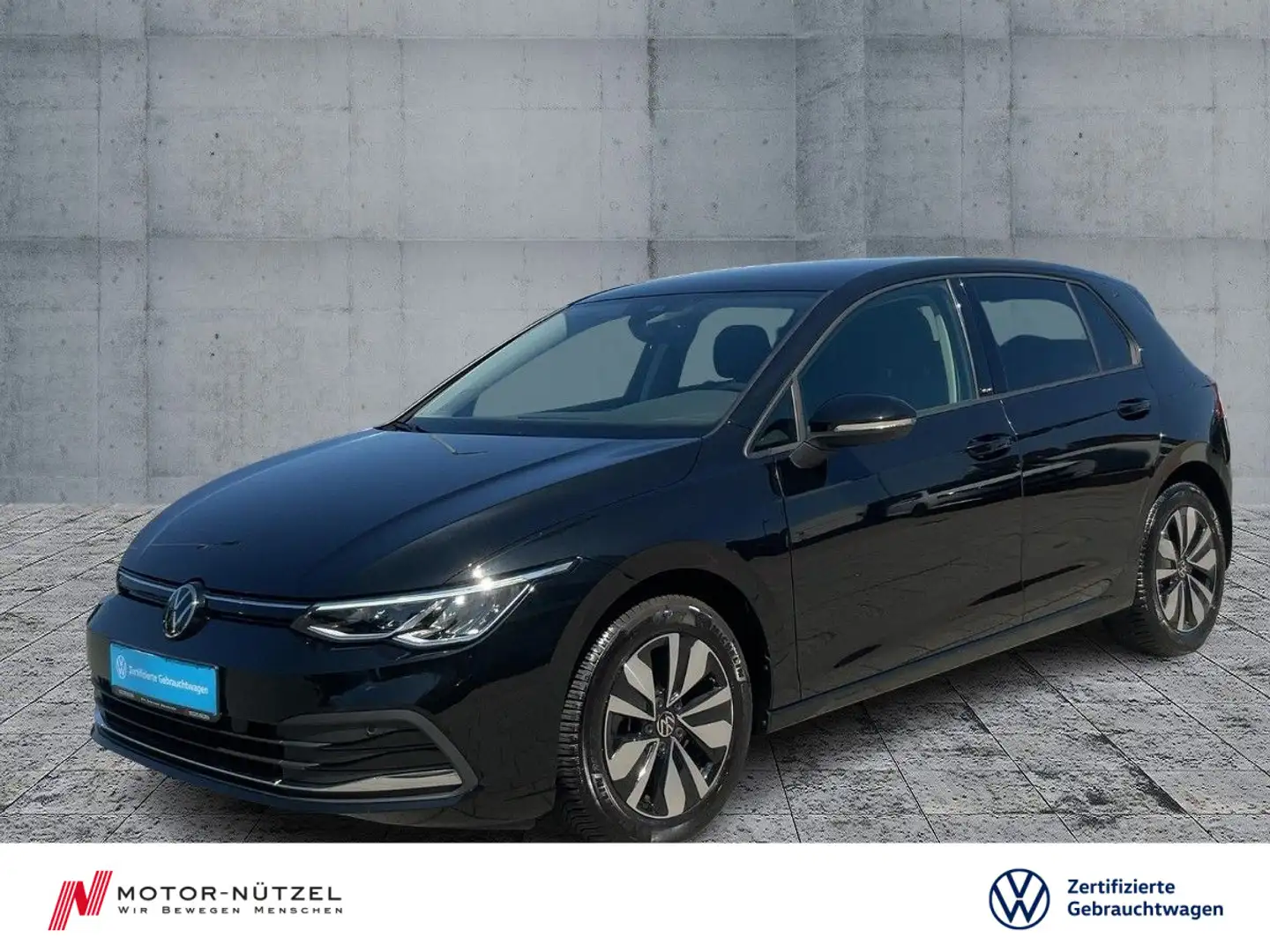 Volkswagen Golf VIII 1.5 TSI MOVE LED+NAVI+AHK+ACC+SHZ+DAB Noir - 1