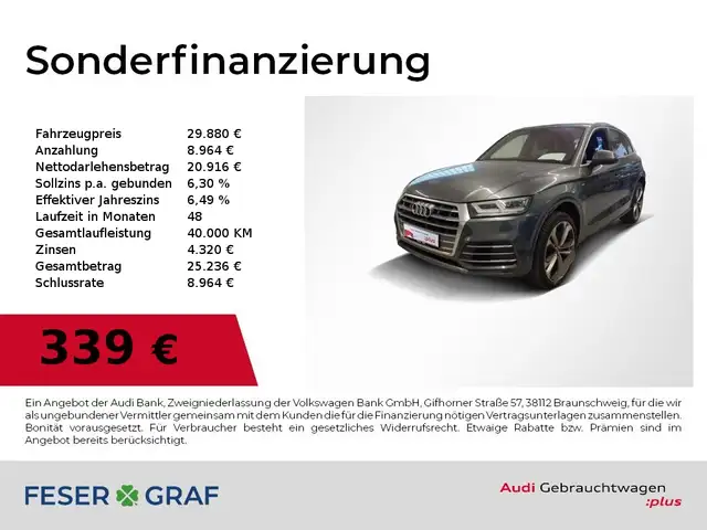 2020 Audi Q5 in Grey for sale