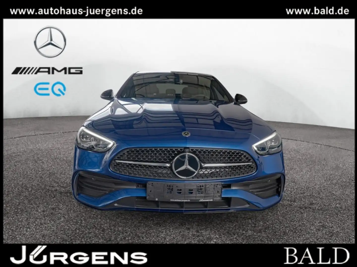 Mercedes-Benz C 180 AMG-Sport/360/Pano/Night/AHK/Memo/19' Modrá - 1
