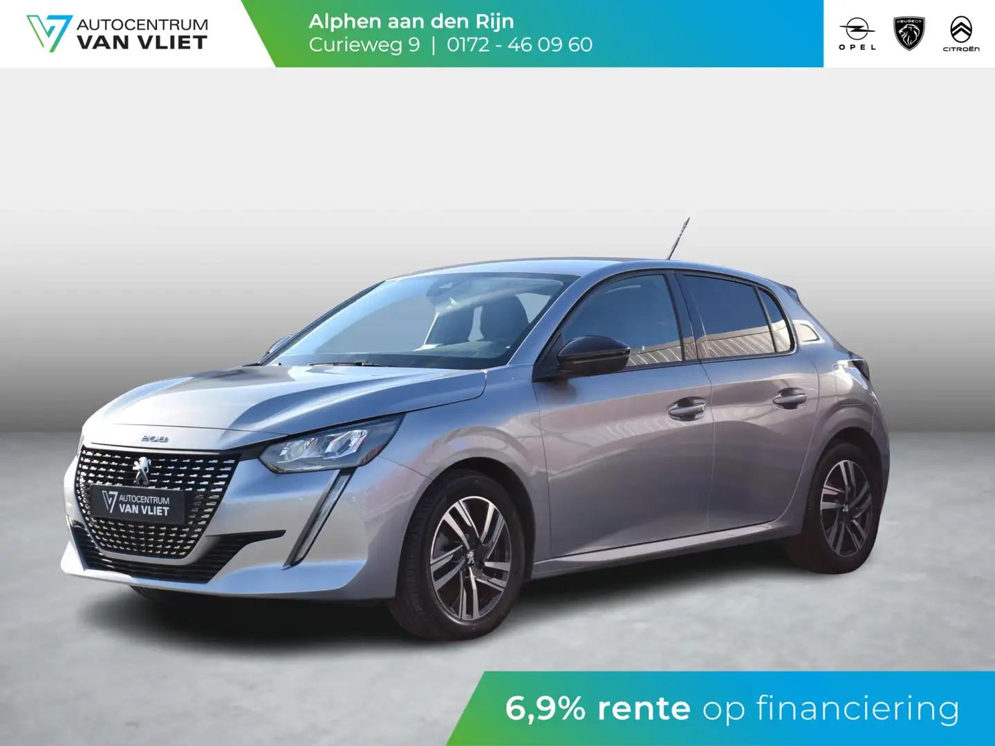 Peugeot 208 1.2 PureTech Allure 100 PK | STOELVERWARMING | CLI Gris - 1