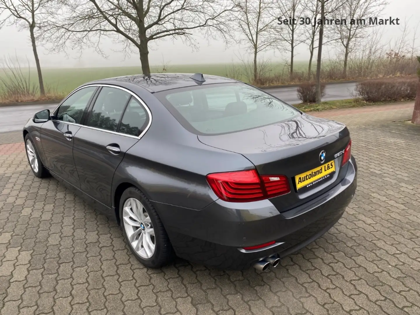 BMW 520 d,Bi-Xenon,AHK,Navi,PDC,SH,Alus,Leder,2.Hand, BMW Grau - 2