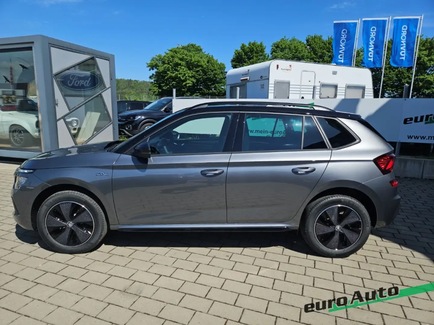 Skoda Kamiq Monte Carlo 1.5 TSi AHK 5 Jahre Garantie Grau - 2
