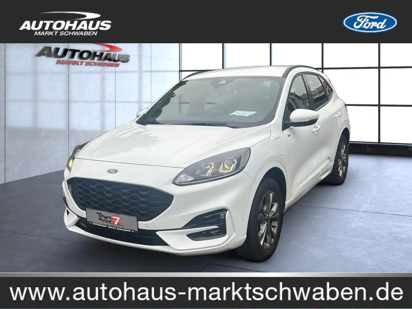 Ford Kuga Plug-In Hybrid ST-Line Bluetooth Navi Klima Blanc - 1