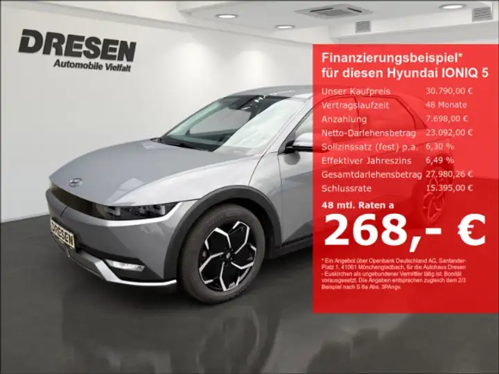 Hyundai IONIQ 5 DYNAMIQ/77,4 kWh/Navi/Sitzheizung/Klimaautomatik/W