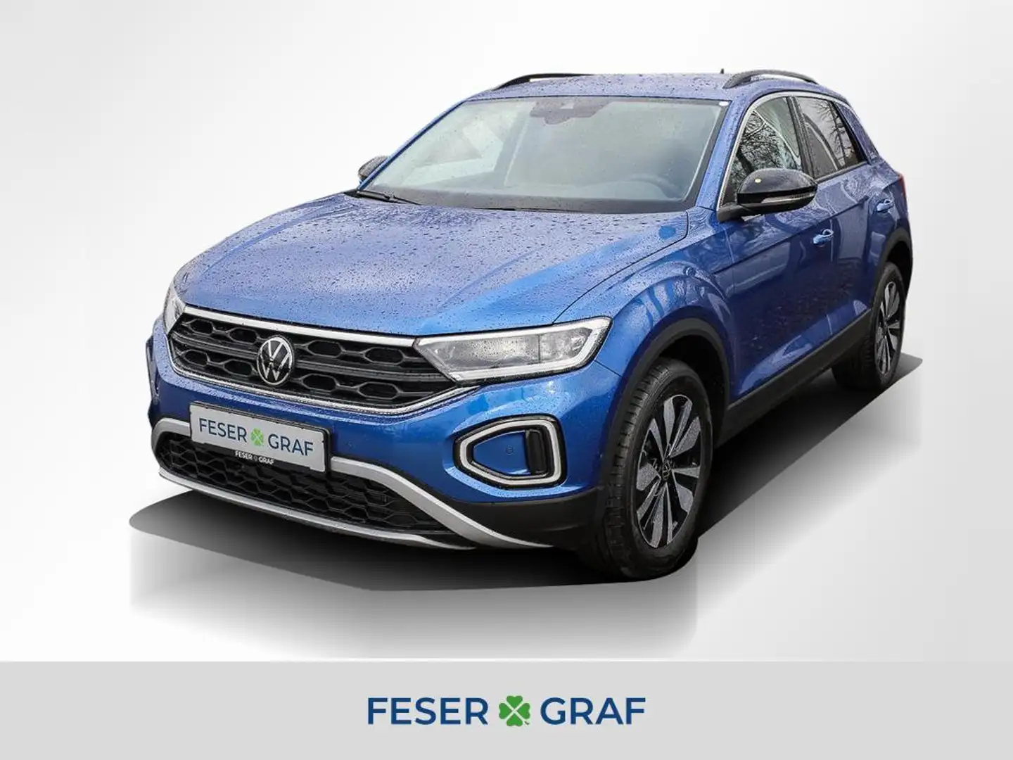 Volkswagen T-Roc GOAL 1.0 TSI LED WKR Navi Klima ACC SHZ Blau - 1