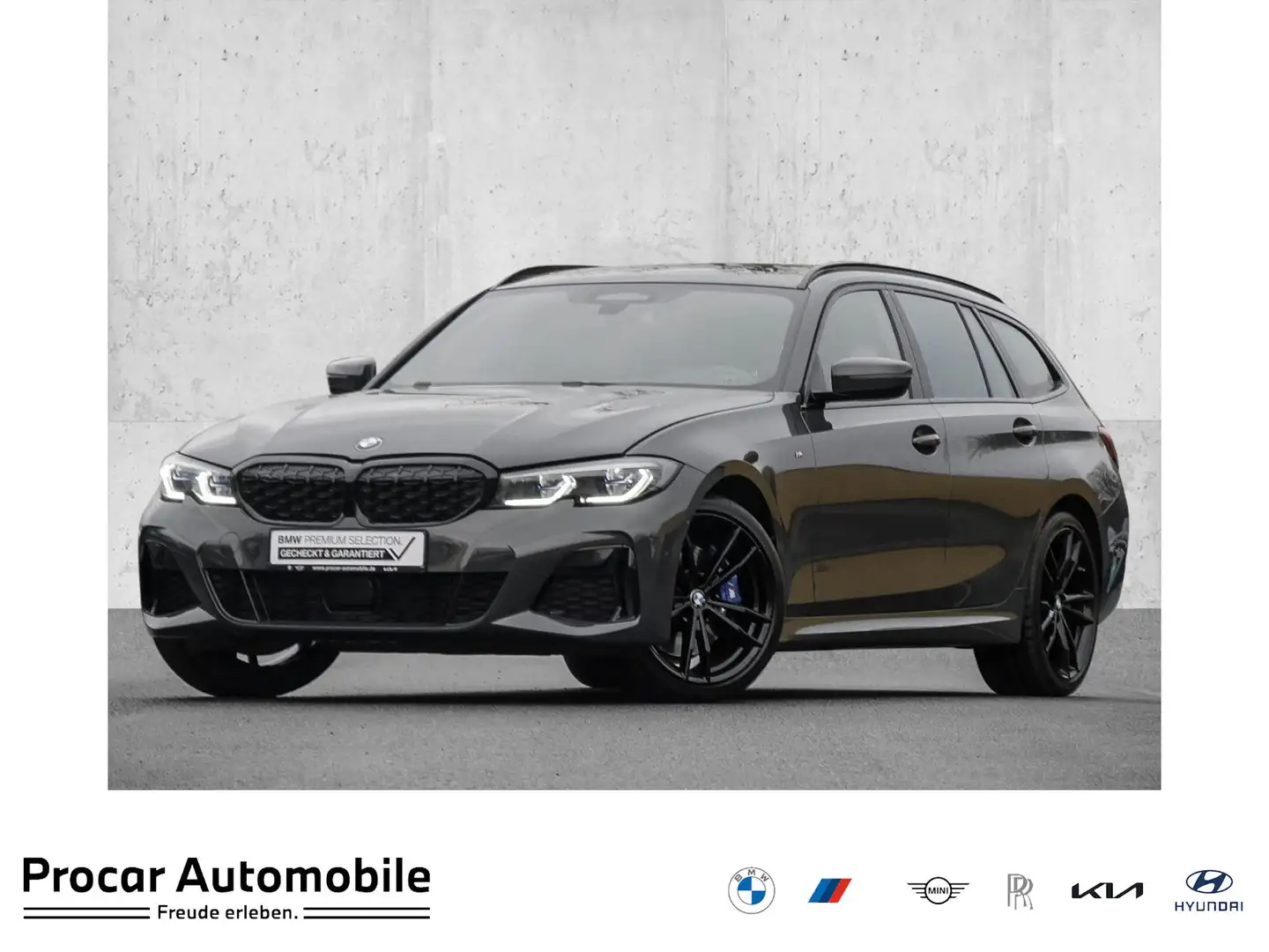 BMW 340 M340d xDrive PANO+H/K+LASER+DA PROF+PA Сірий - 1