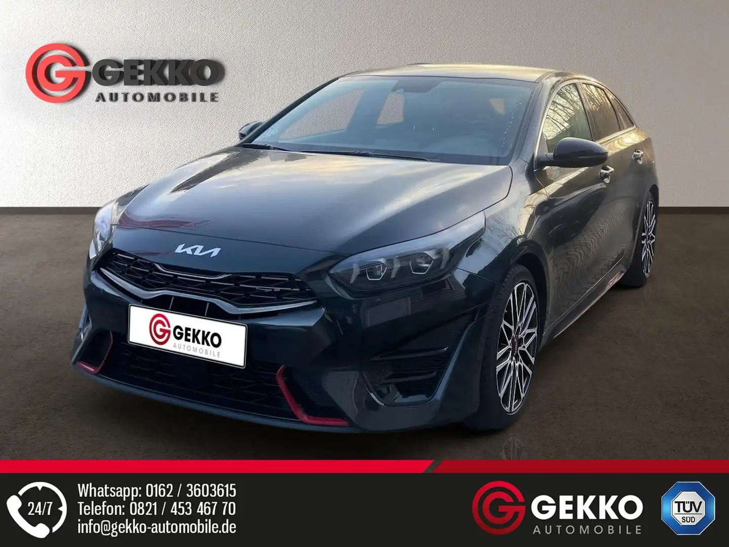 Kia ProCeed / pro_cee'd GT +Kamera+LED+APP+ACC+SZH+Metallic+KESSY Schwarz - 1