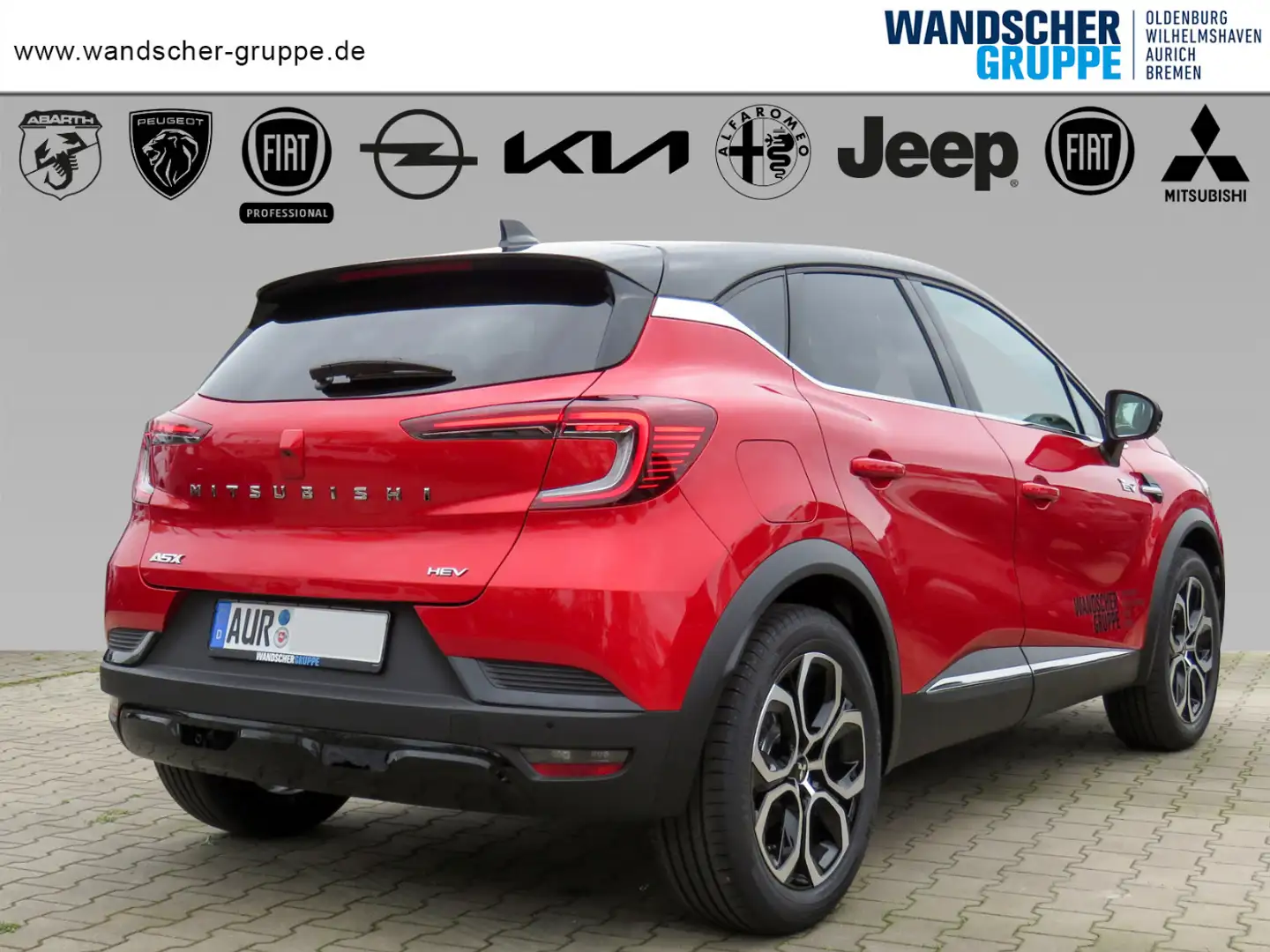 Mitsubishi ASX Hybrid TOP 1.6 *SHZ*KAMERA*LEDER* LED*NAVI* Rot - 2