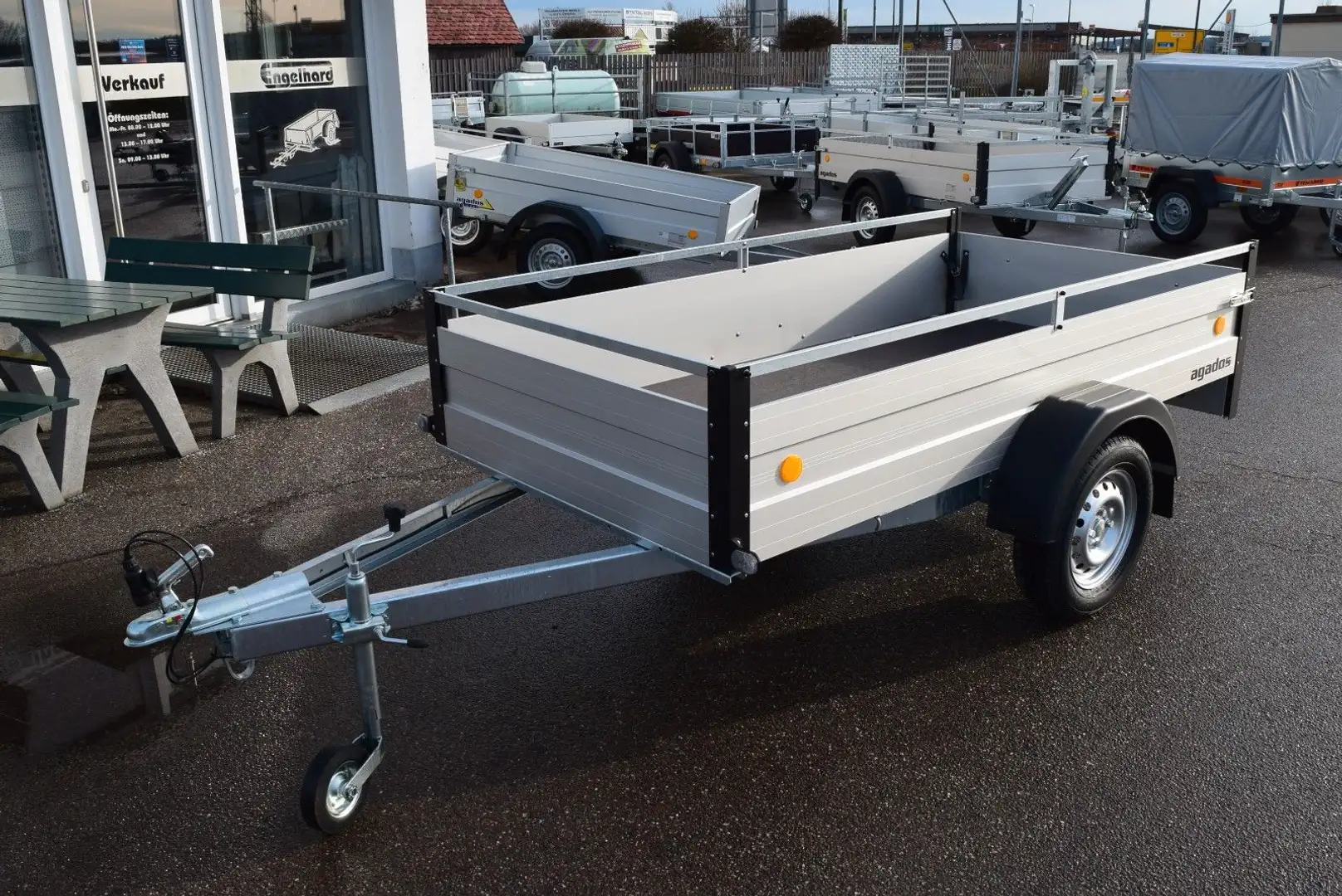 Agados ALUX 26 -750kg Alu 250x125 Transportanhänger TOP - 1