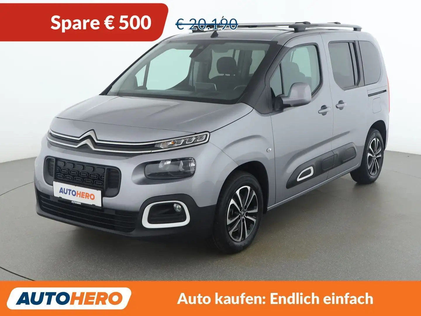 Citroen Berlingo 1.5 Blue-HDi Shine M Grau - 1