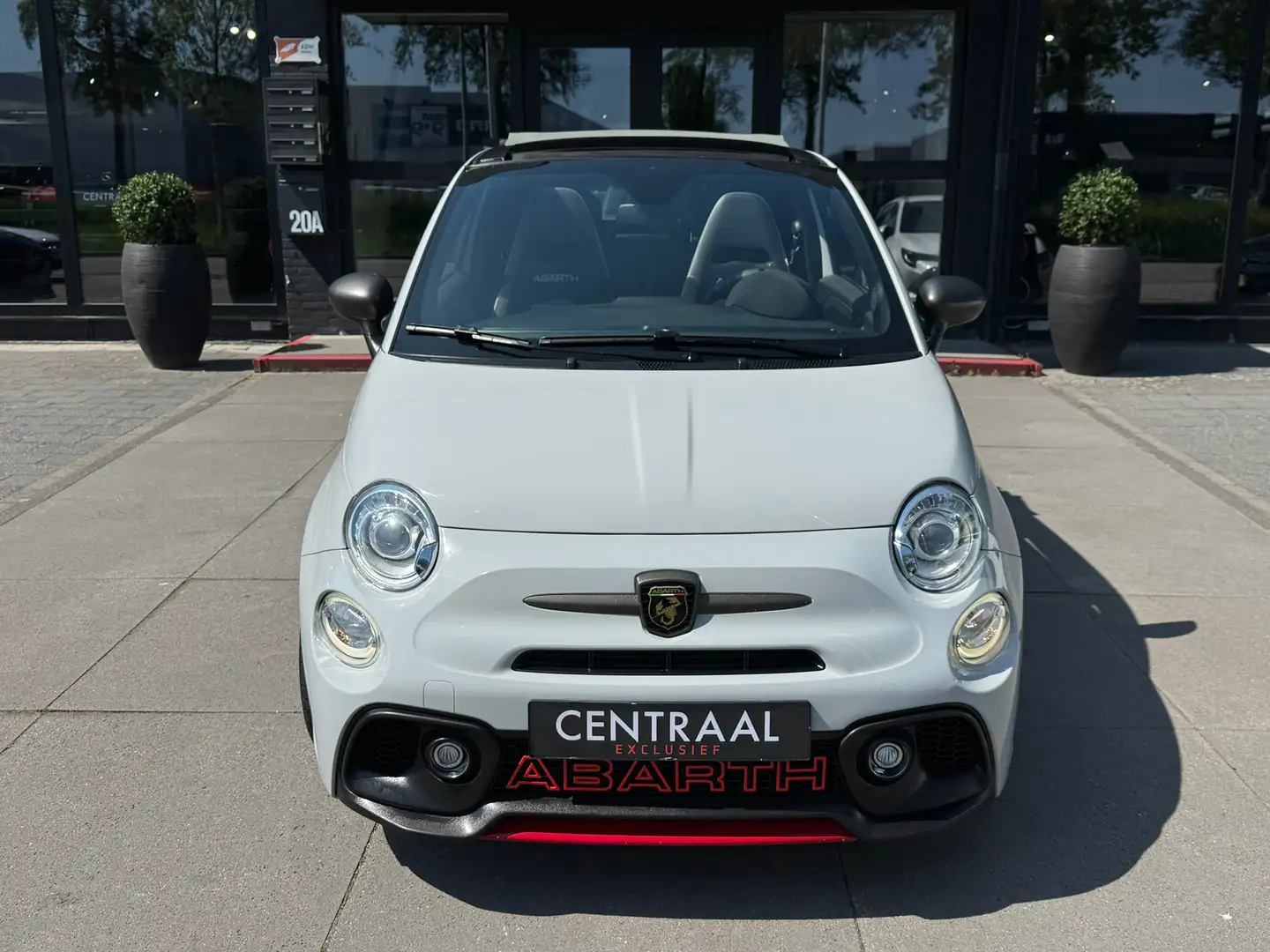 Fiat 500C Abarth 1.4 T-Jet Competizione 180PK|Bucketseats|Pdc|Navi| Szary - 2