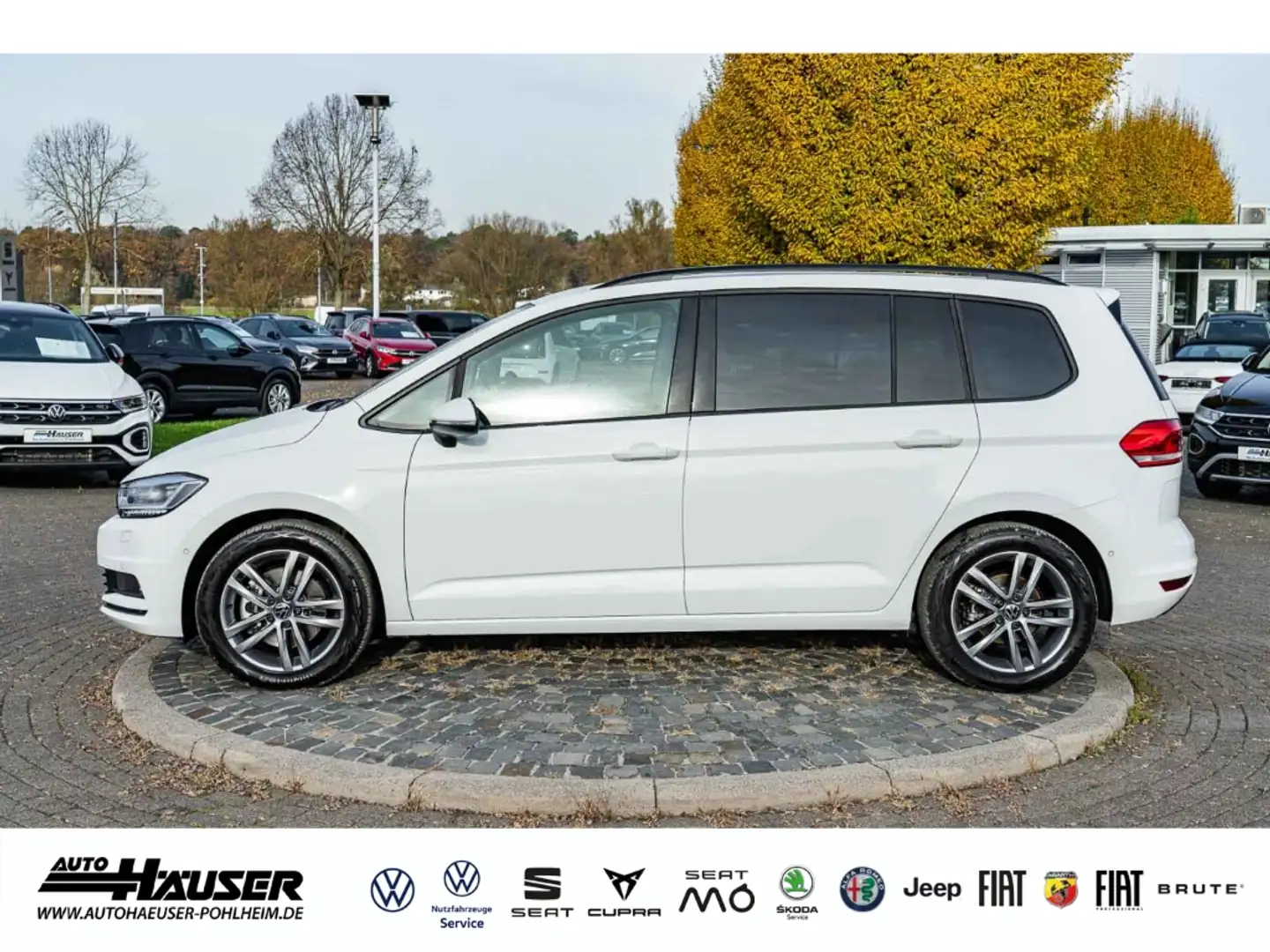 Volkswagen Touran Comfortline 1.5 TSI DSG 7-SITZER EL. HECKKL. NAVI Weiß - 2
