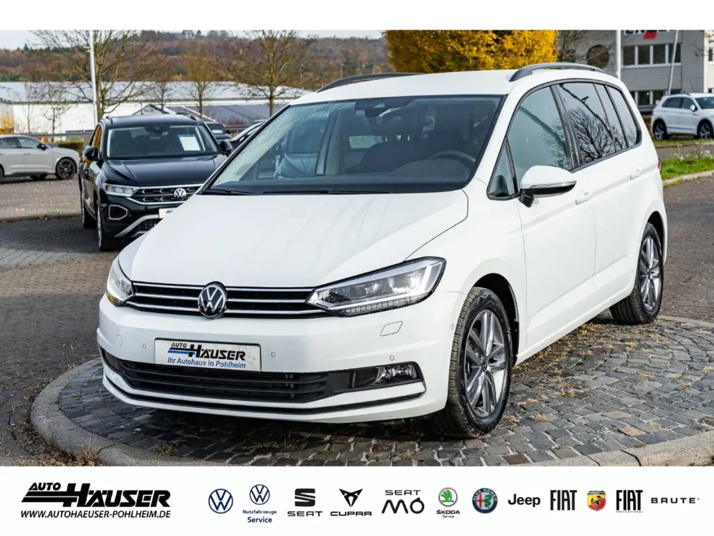 Volkswagen Touran Comfortline 1.5 TSI DSG 7-SITZER EL. HECKKL. NAVI Weiß - 1