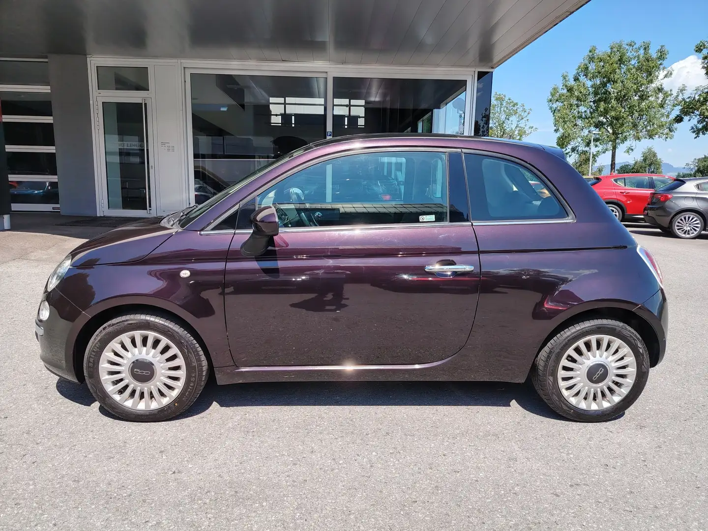 Fiat 500 1,2 Lounge Violett - 2