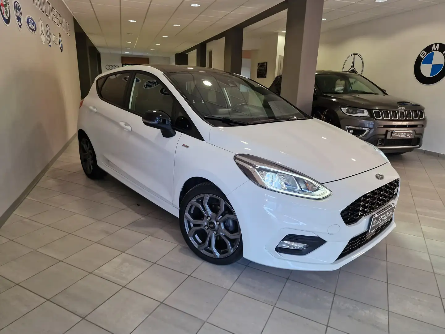 Ford Fiesta Fiesta VII 2017 5p 5p 1.5 tdci ST-Line 85cv Bianco - 2