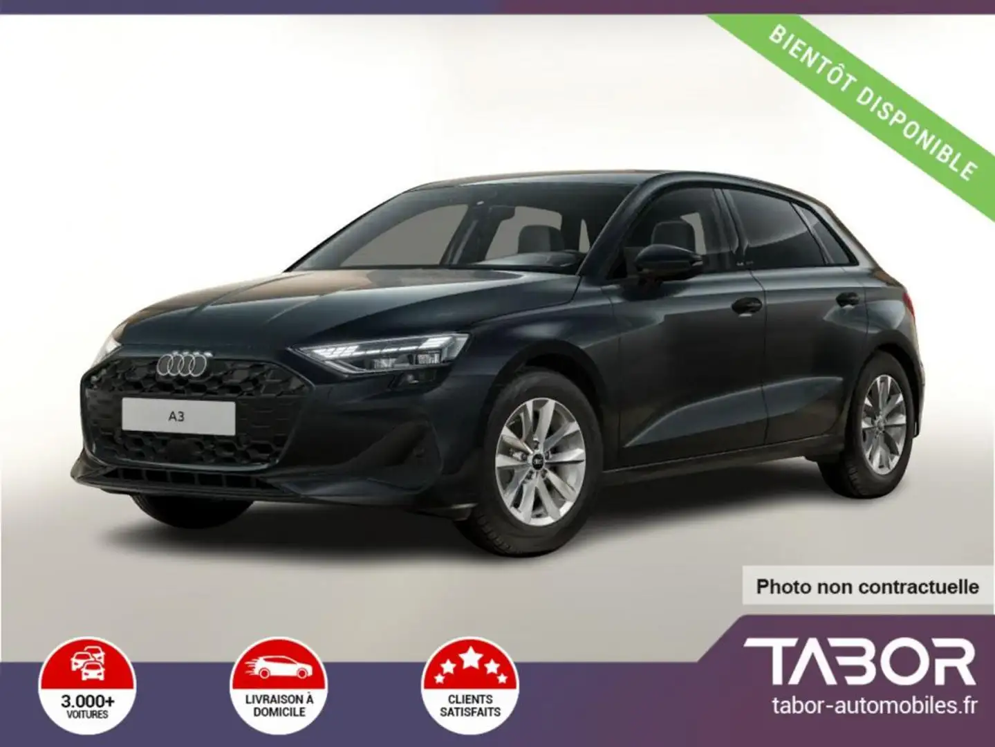 Audi A3 35 TFSI S tronic GPS ACC Gris - 1