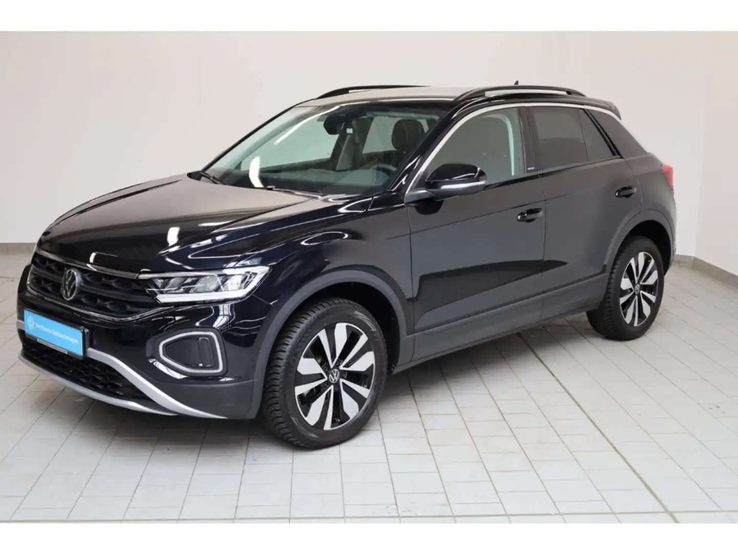 Volkswagen T-Roc 1.0 TSI Move 6-Gg. LED/NAV/DC/PDC/SH Zwart - 2