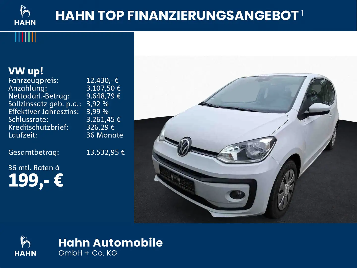 Volkswagen up! 1.0 move up! Cam Climatronic GRA Sitzheiz Weiß - 2