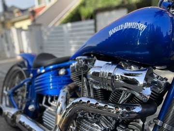 Harley Davidson Blue Sky -  Custom Show Bike
